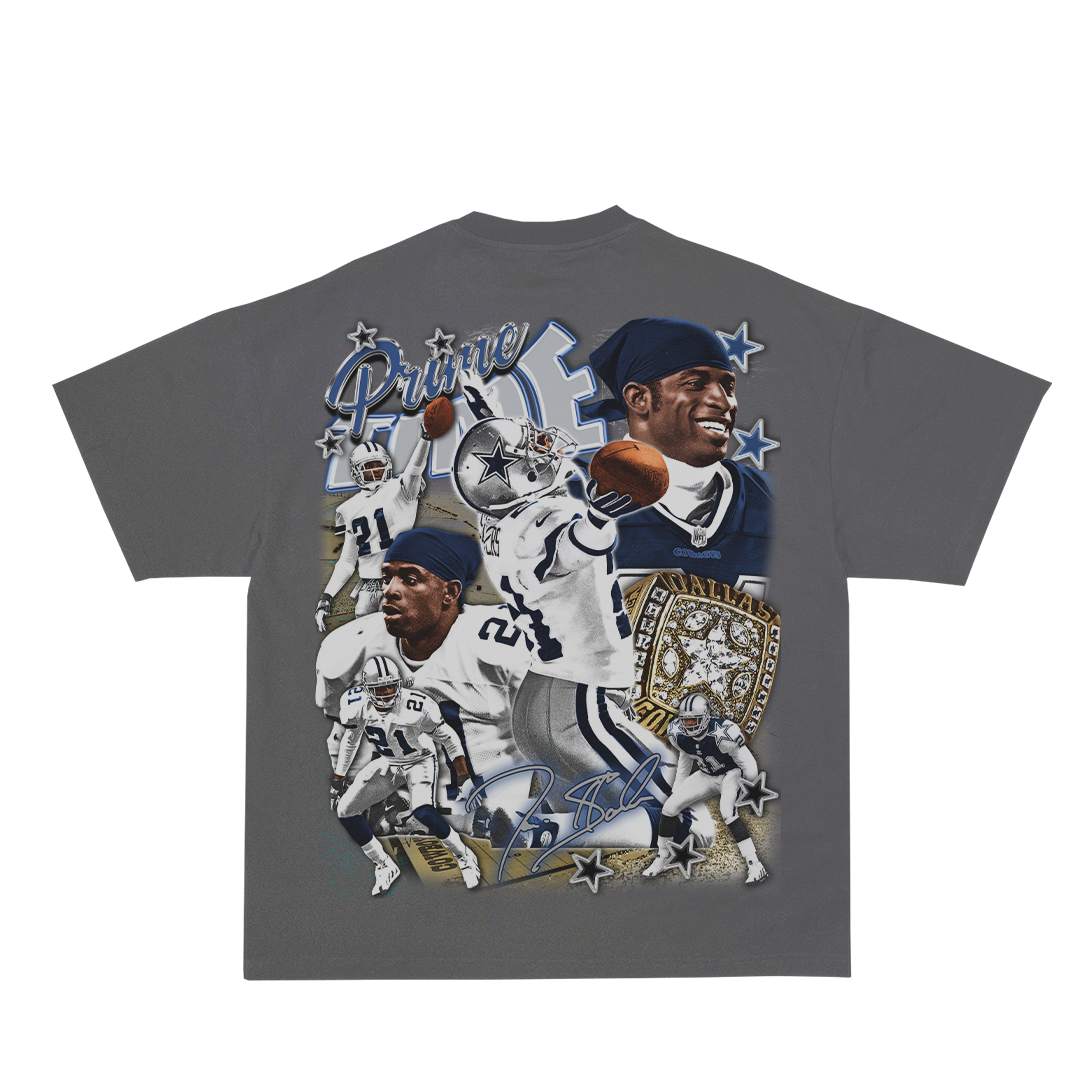 Lacelocks “Primetime” Tee V3 (Grey & White)