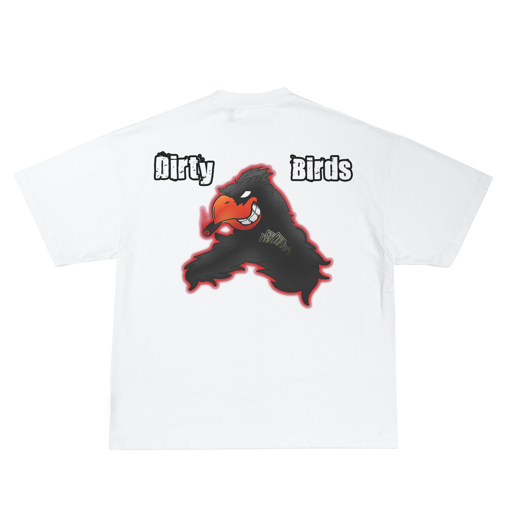 Lacelocks ‘Dirty Birds’ Tee (White)