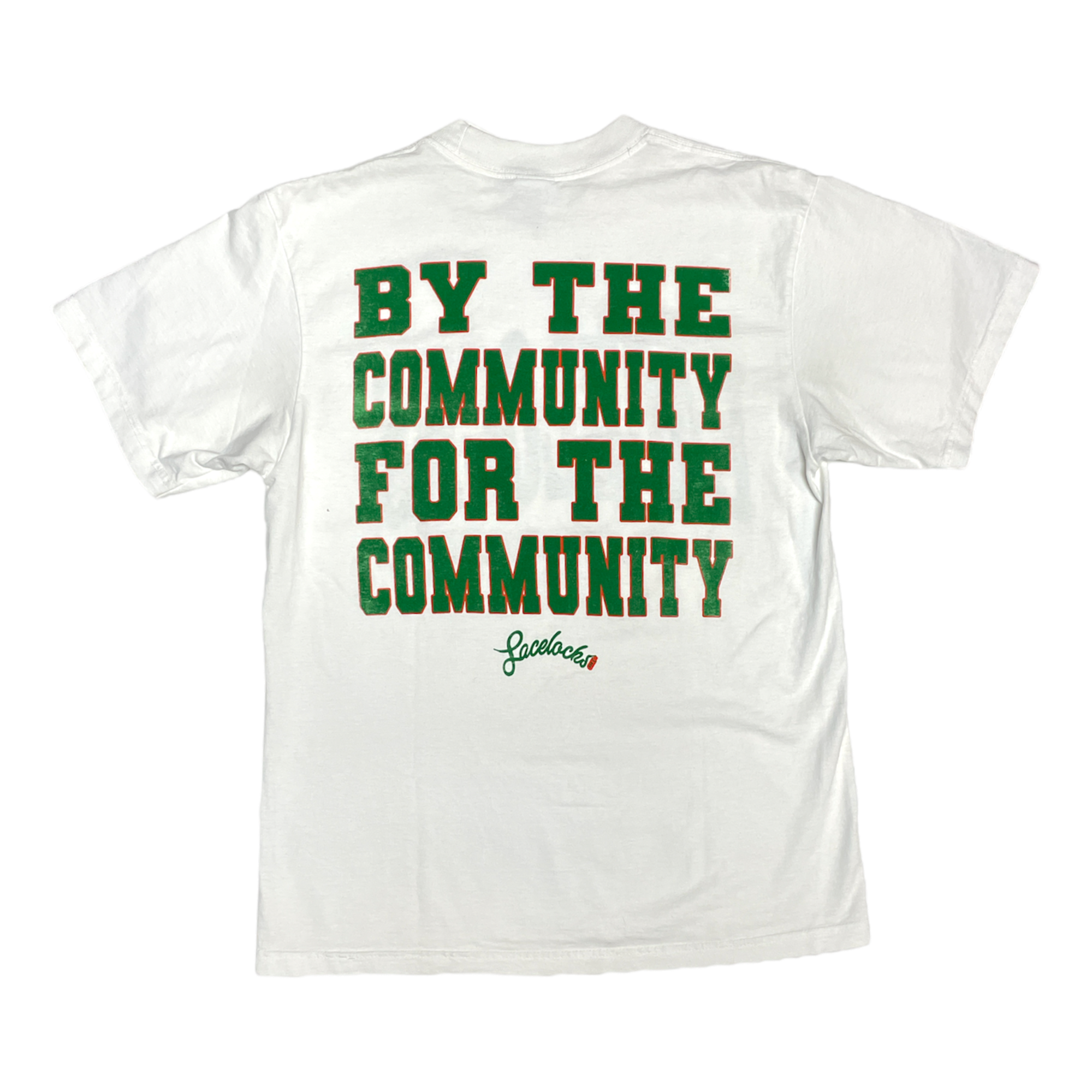 Lacelocks ‘Community’ Tee v2 (White)