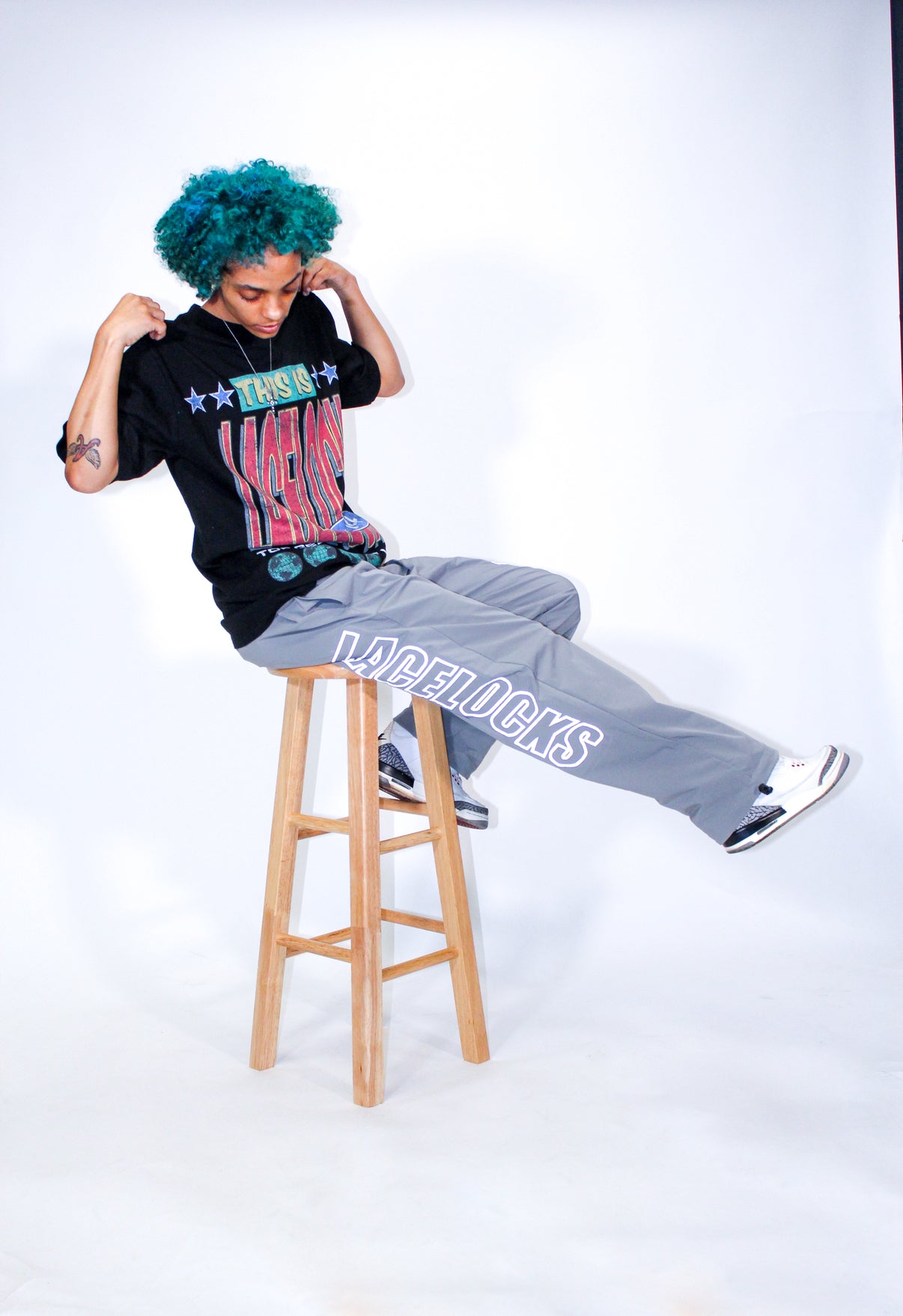 ‘Everyday’ Nylon Trackpants (Grey)