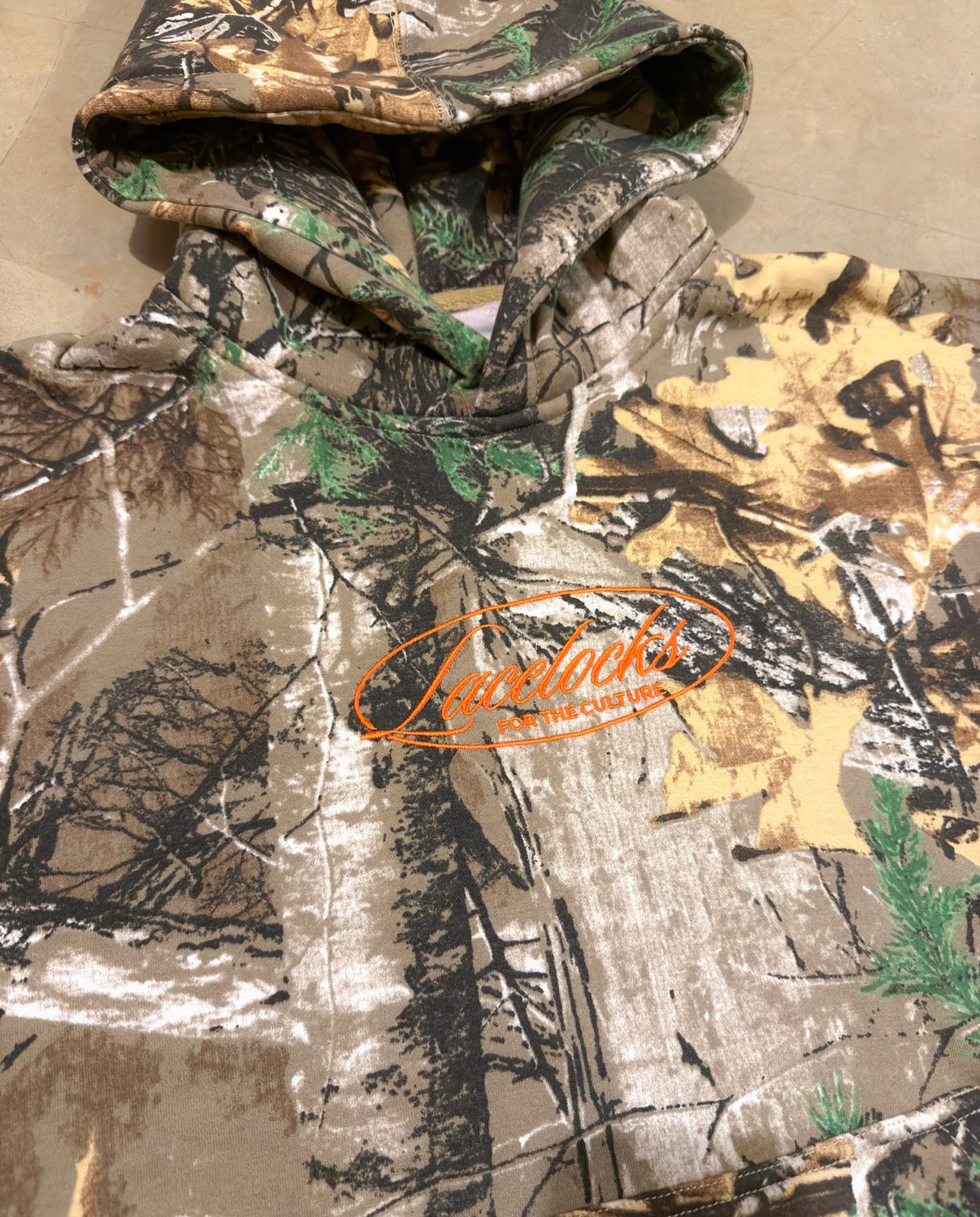 ‘Culture Oval’ Tree Camo Hoodie