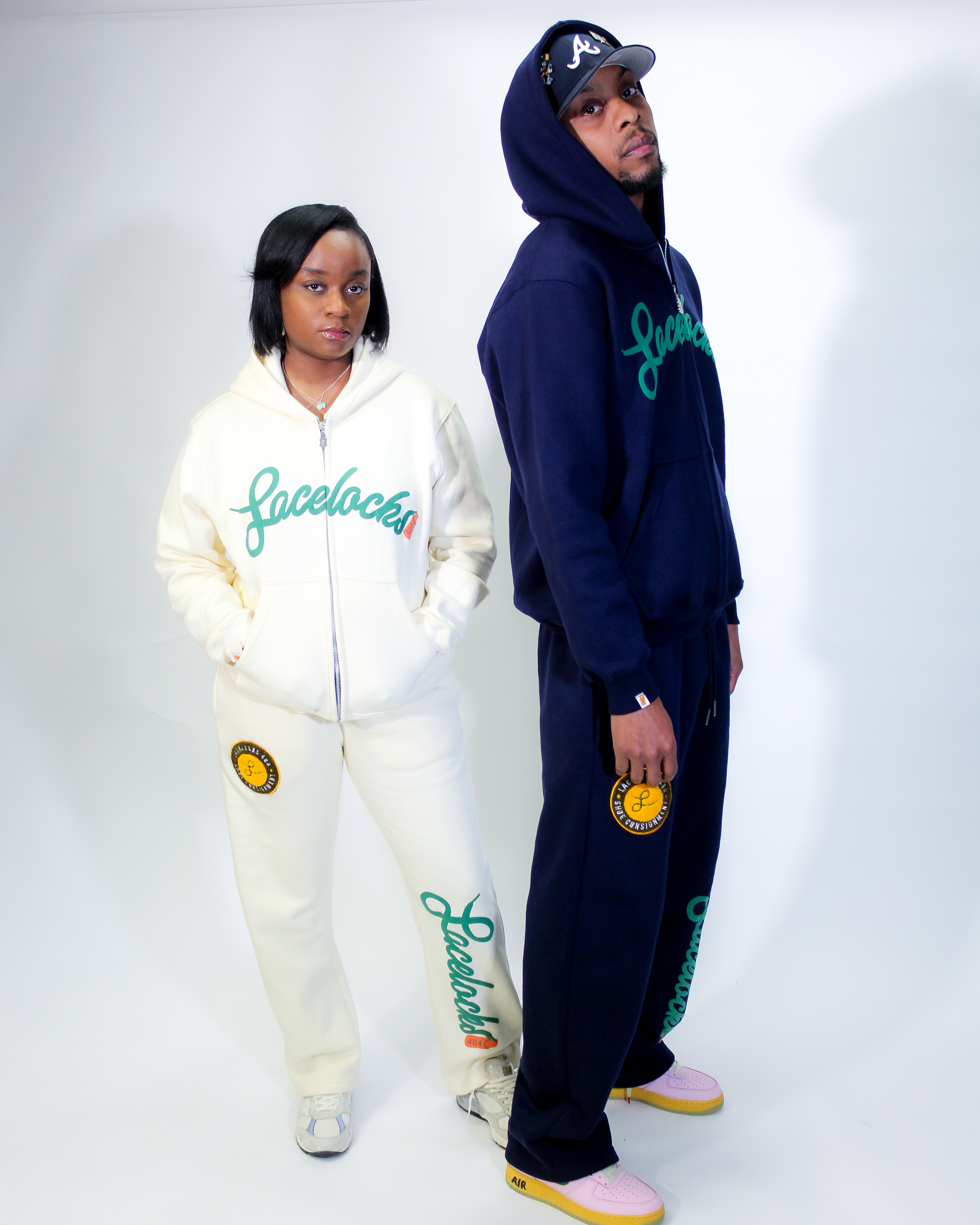 Lacelocks "Signature" Sweatpants v2 (Cream)