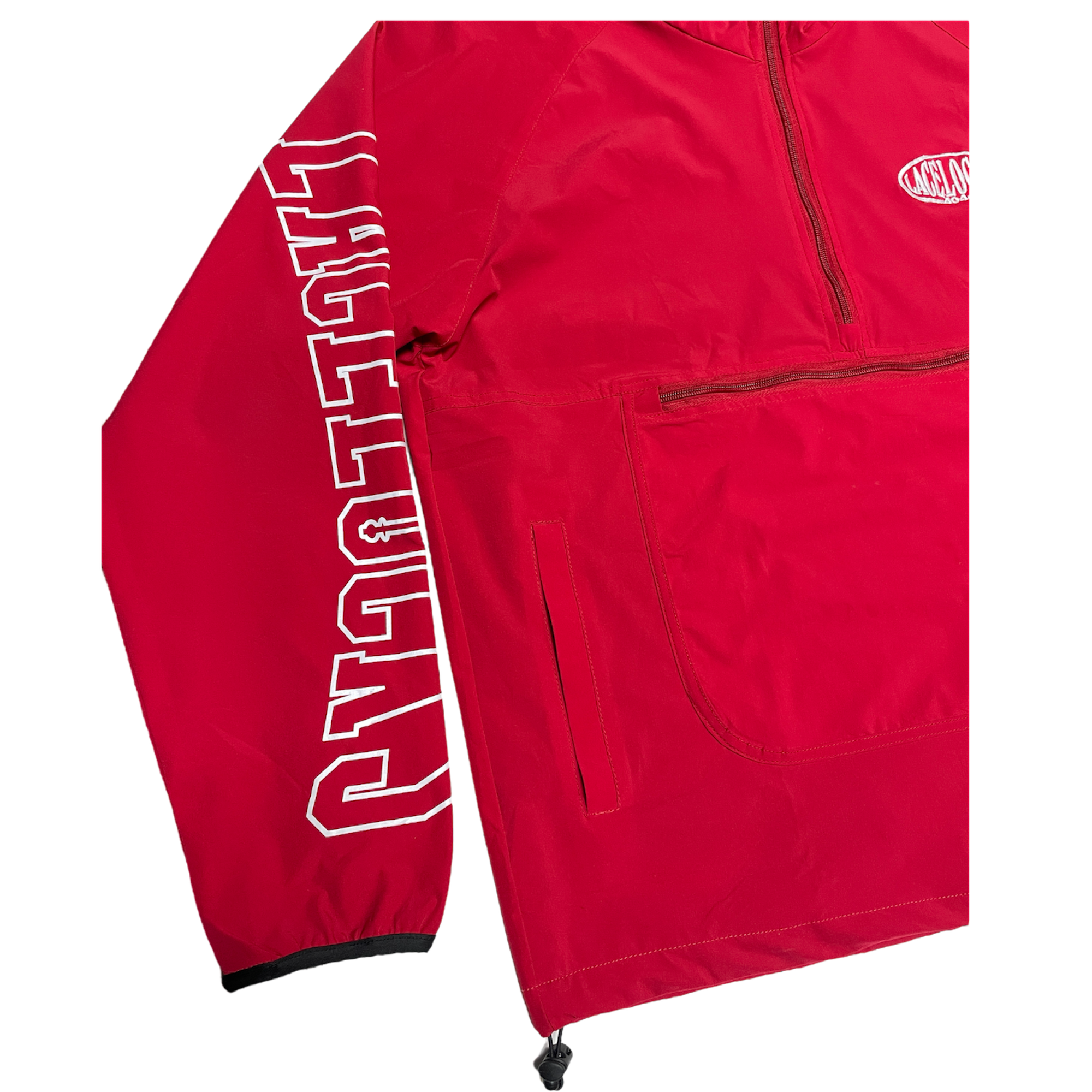 Lacelocks “Oval” Half-Zip (Red)
