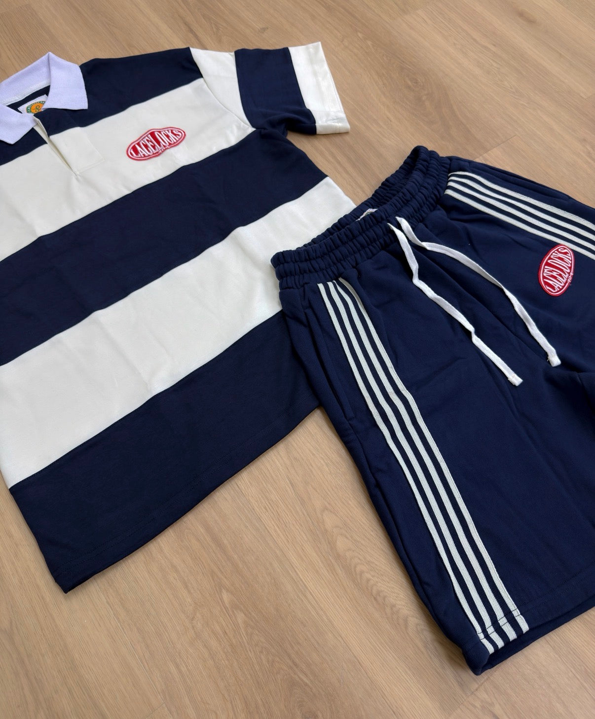 Lacelocks Oval Shorts (Navy)