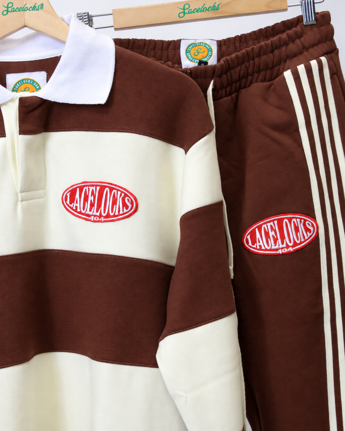Lacelocks Rugby Polo (Brown)