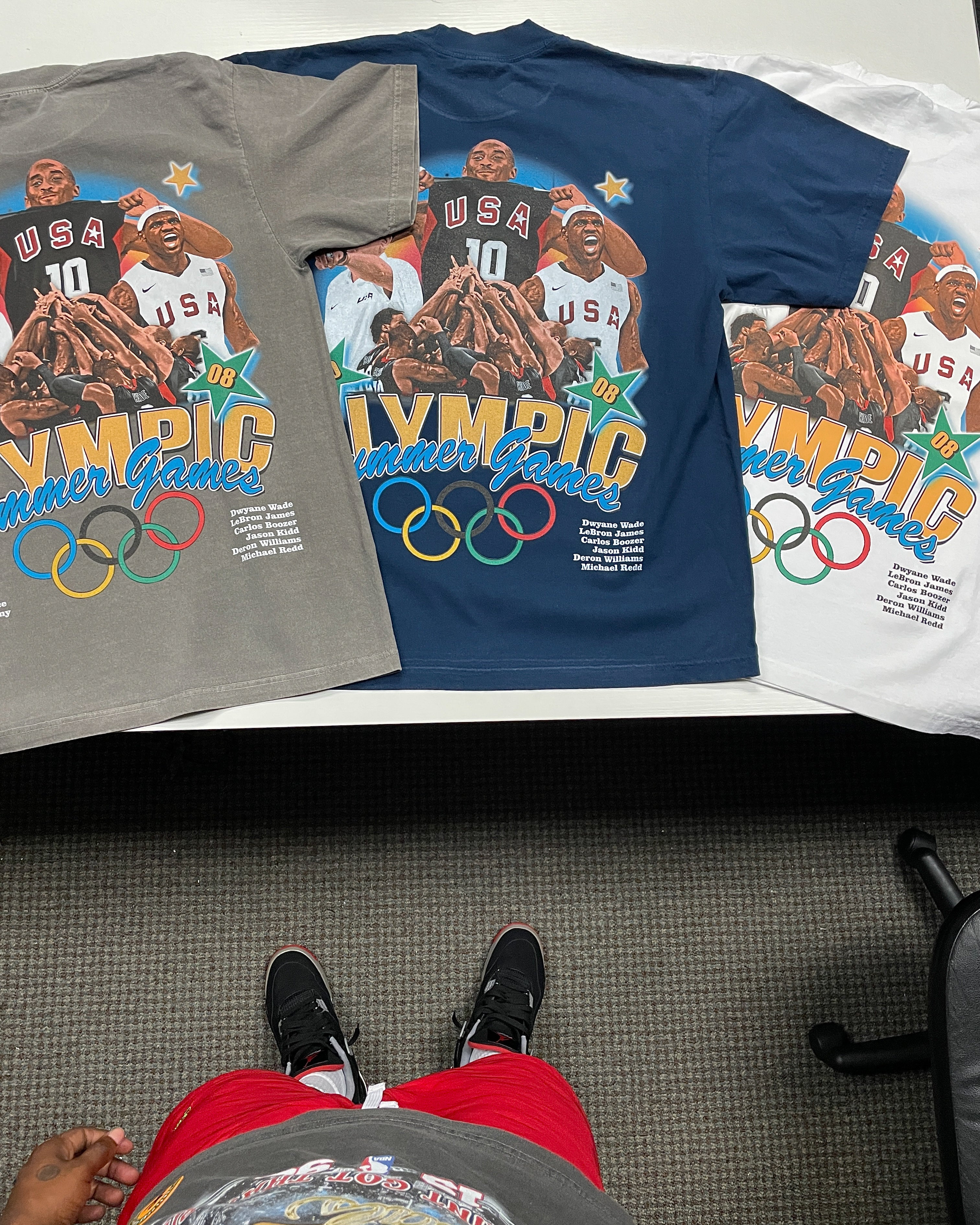 Lacelocks ‘Redeem Team’ Tee (Grey & White)