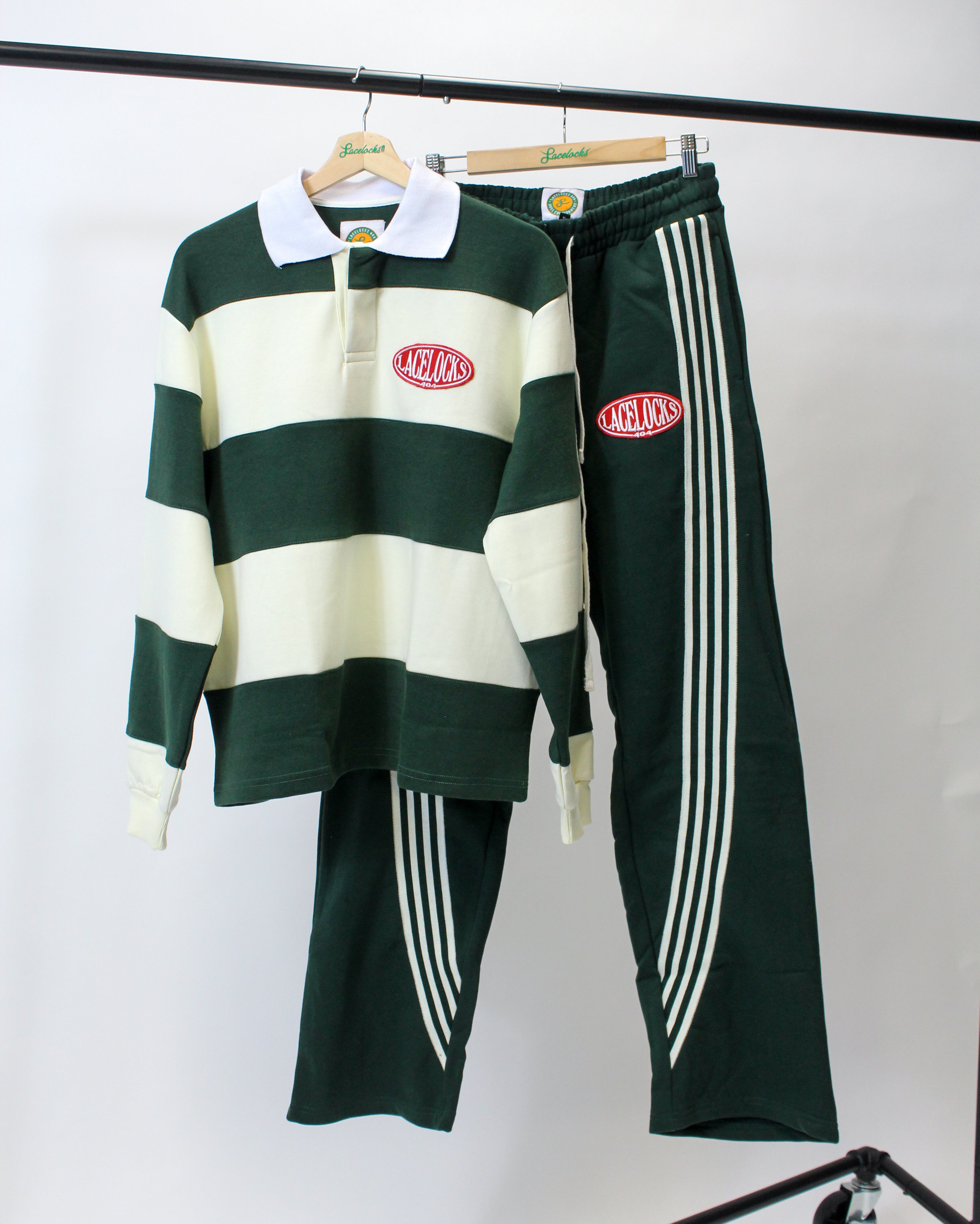 Lacelocks Oval Trackpants (Olive Green)