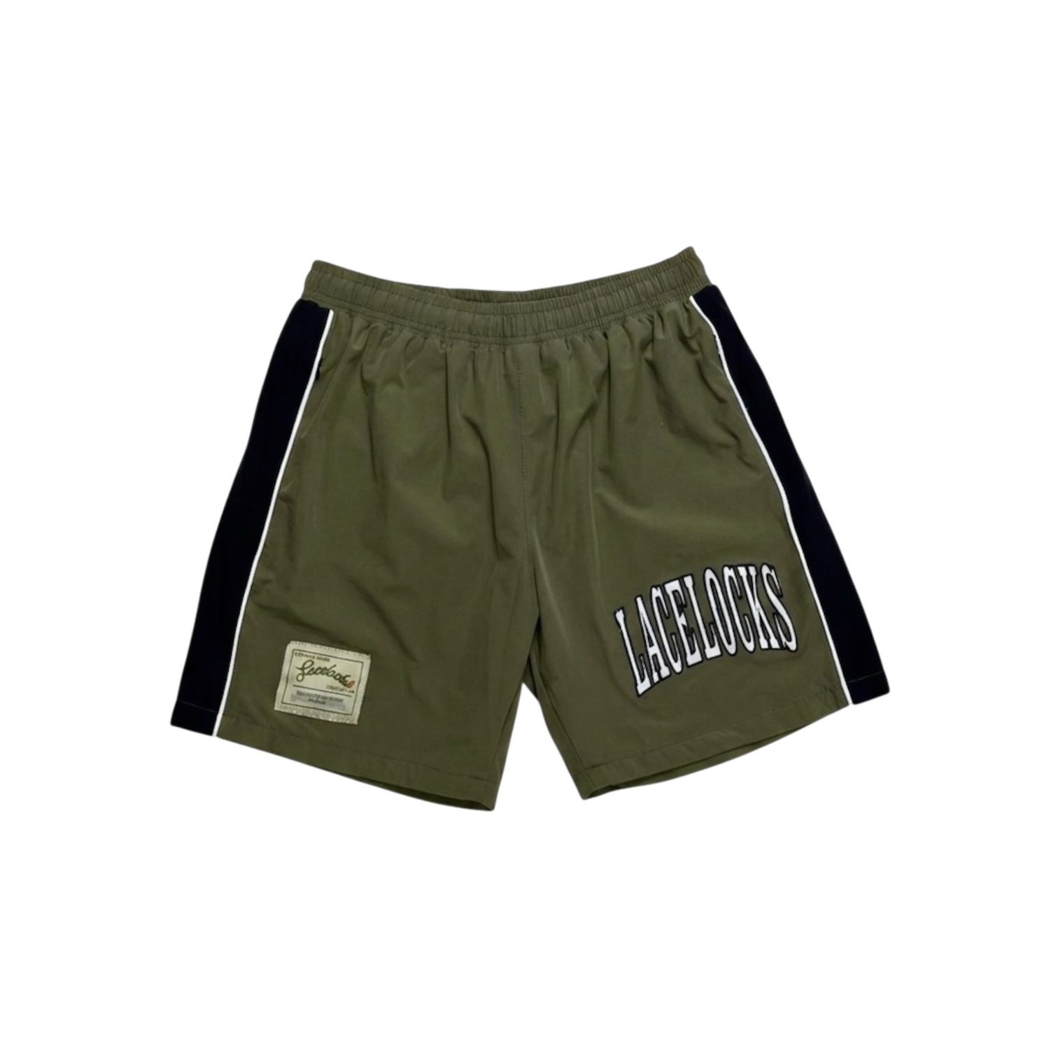 Lacelocks Nylon Shorts (Olive)