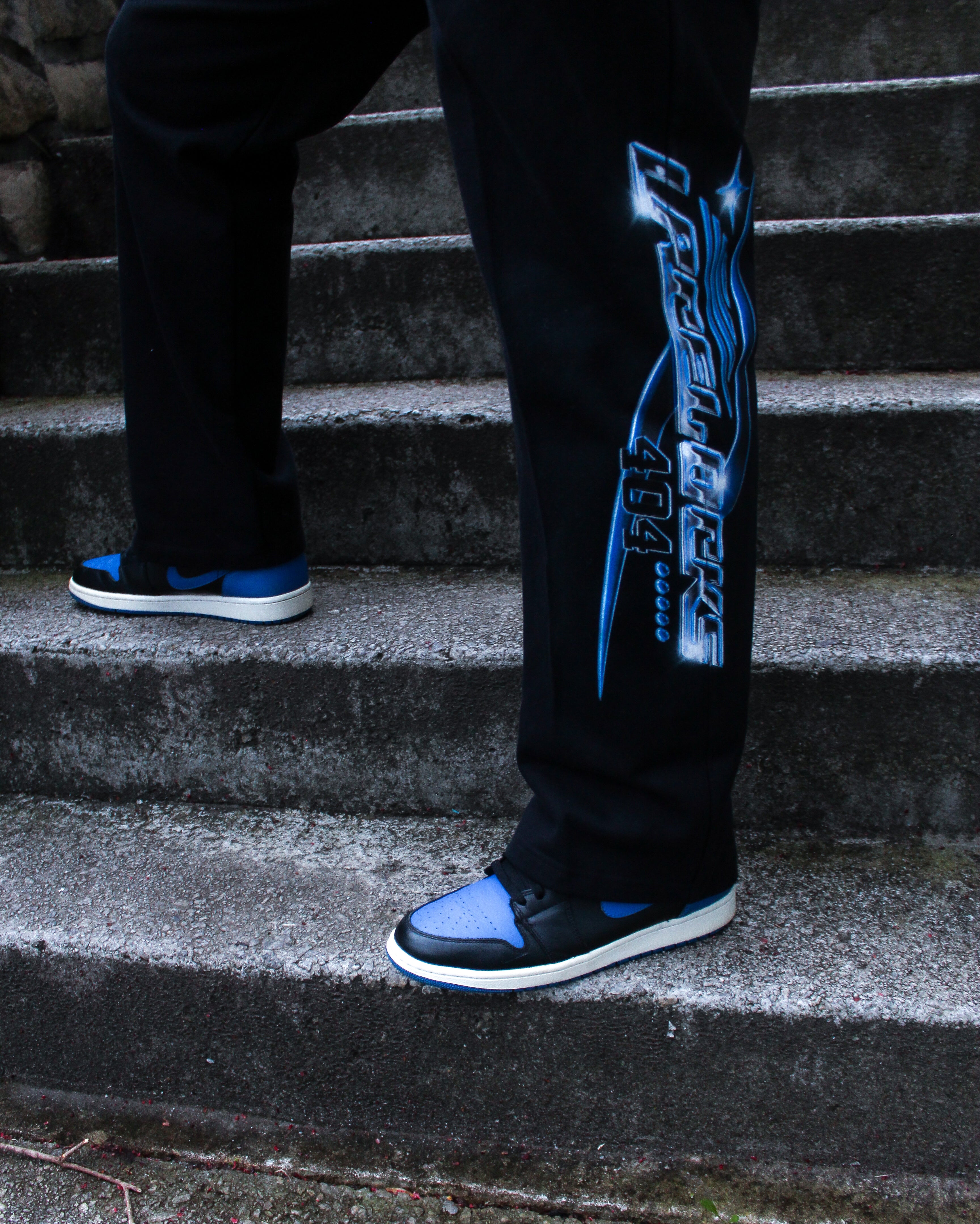 Lacelocks ‘Chrome’ Sweatpants (Black)