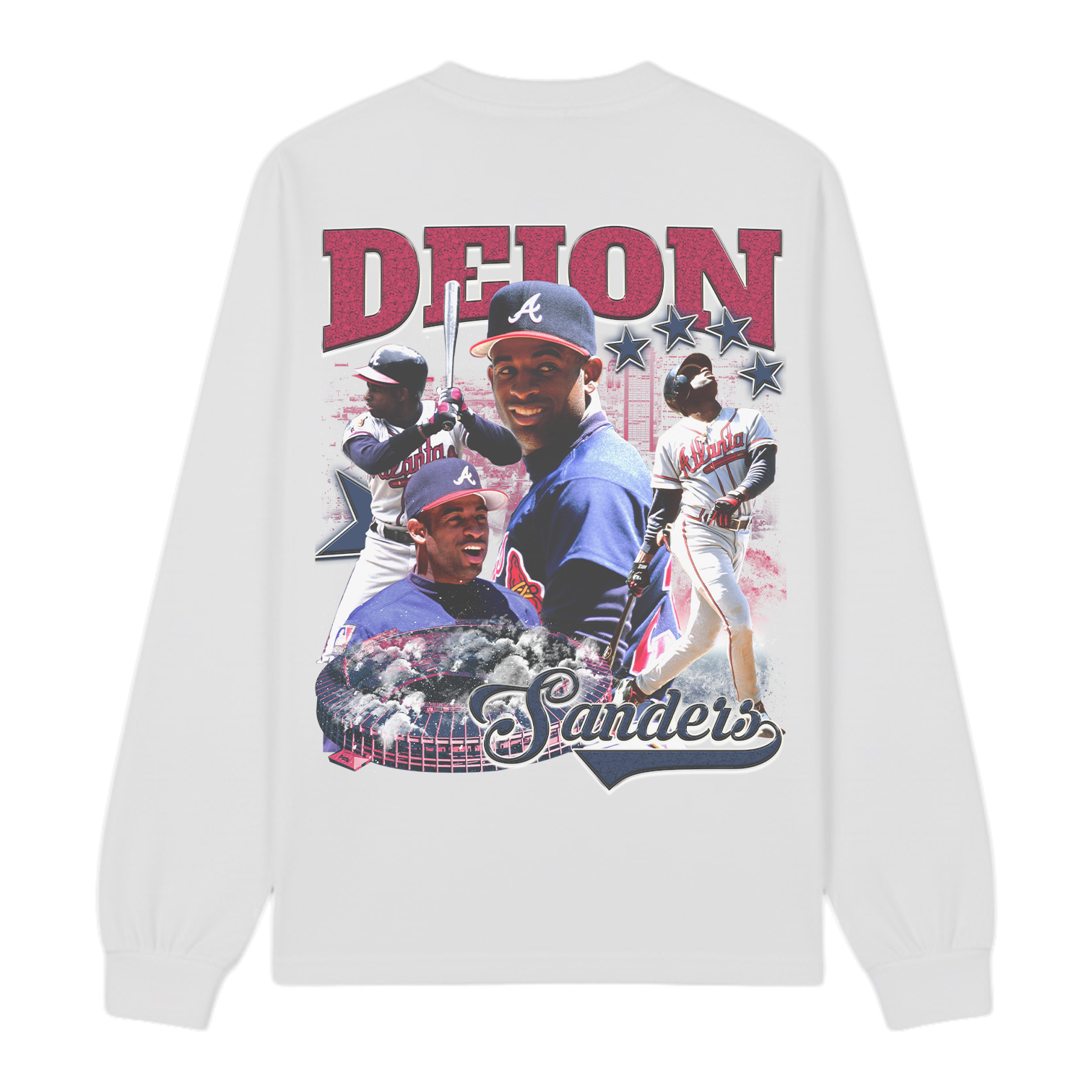 Lacelocks “Prime Time” Braves LS Tee