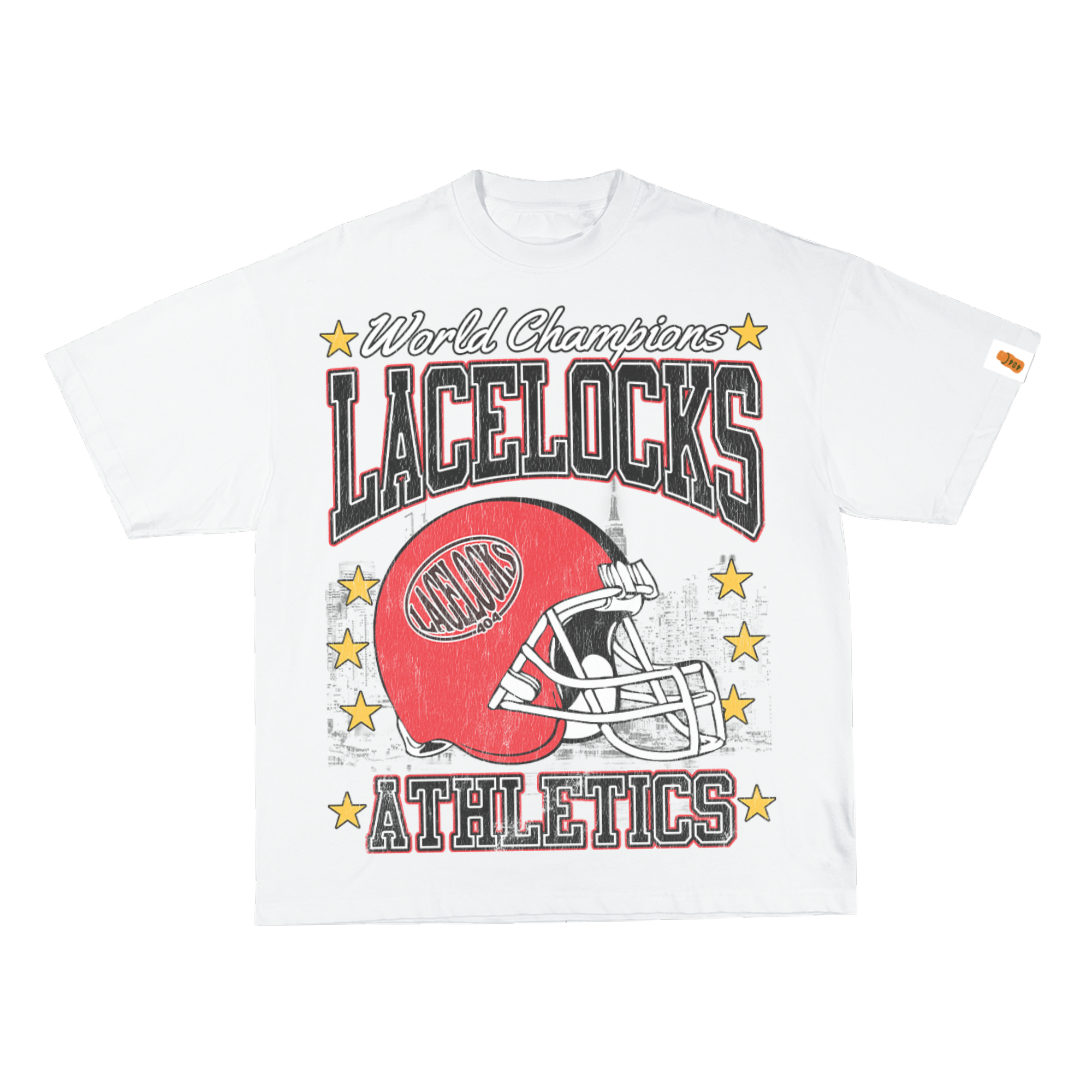 Lacelocks ‘Oval Helmet’ Tee (Atl)