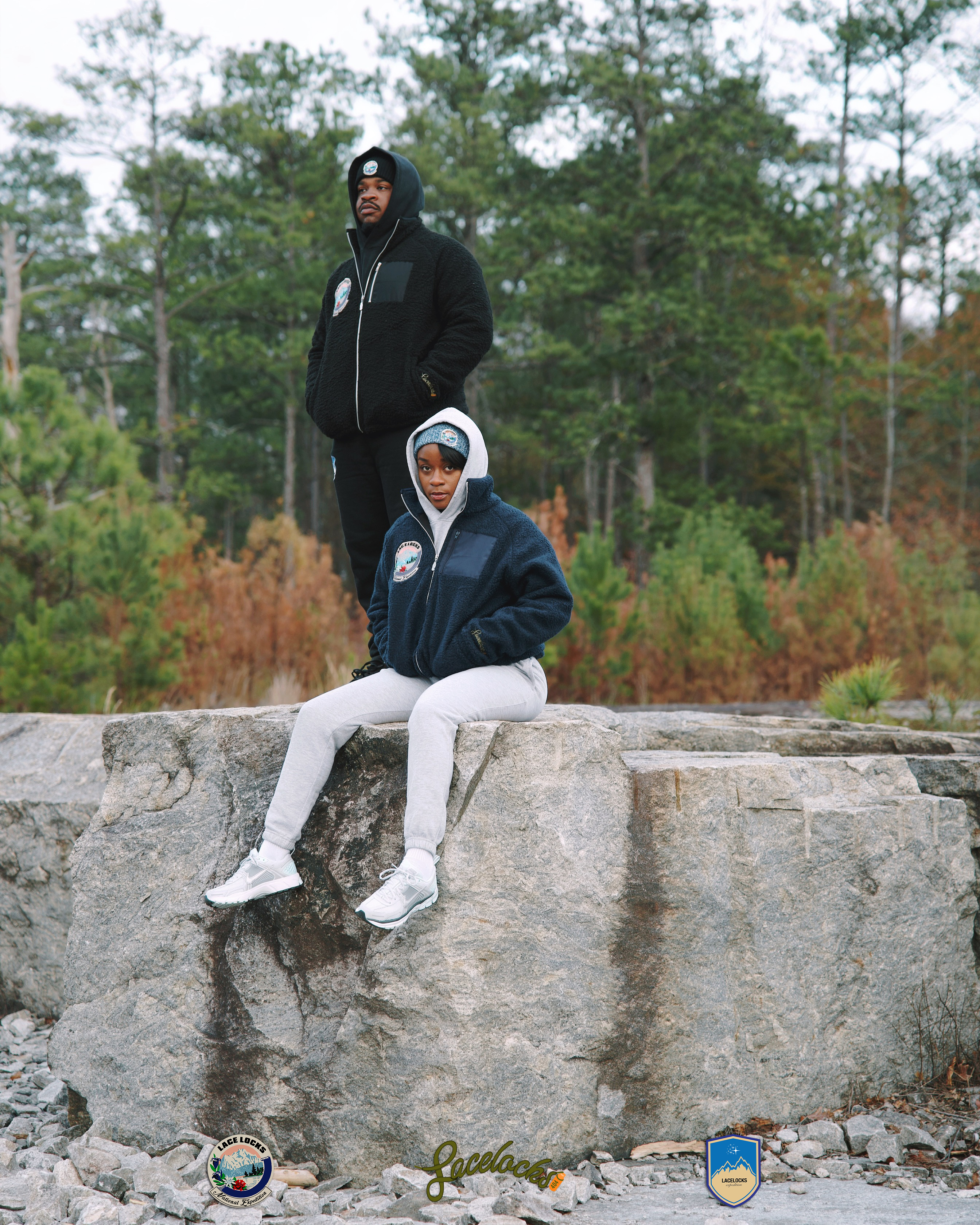 Nat’l Expedition Hoodie (Grey & Black)