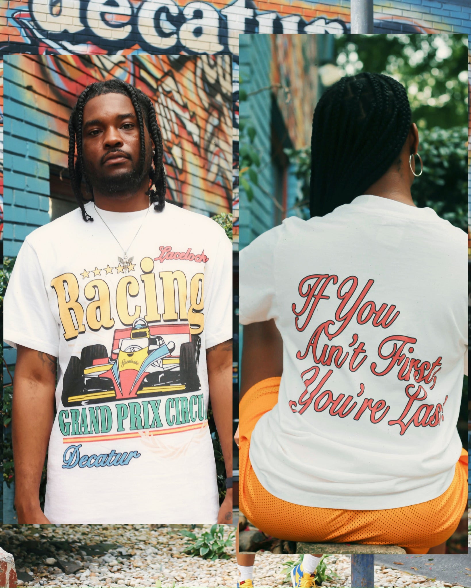 Lacelocks ‘Race’ Tee (2 Colors)