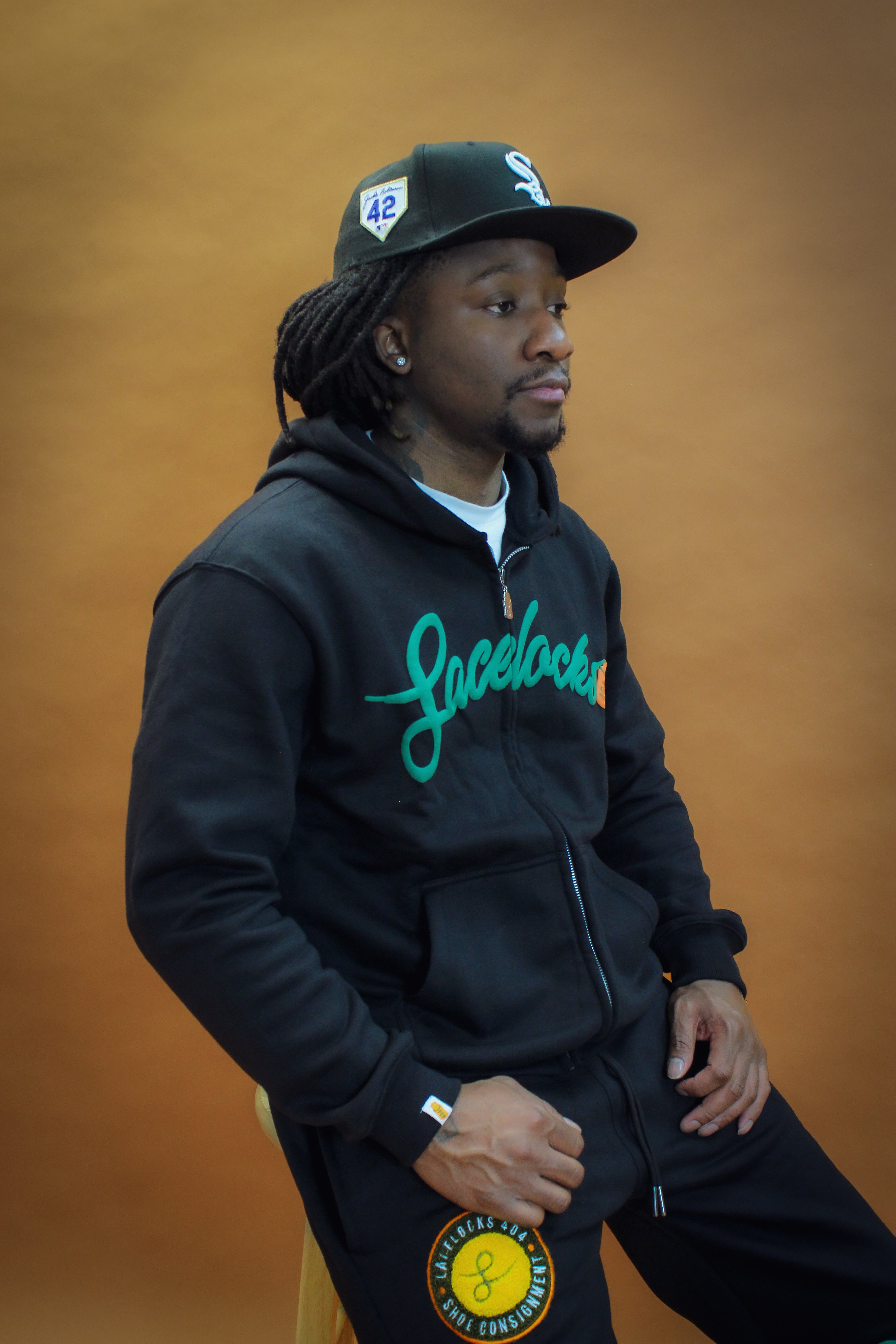 Lacelocks "Signature" Zip-Up (Black)