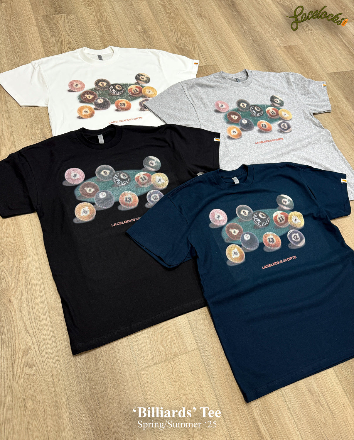‘Billiards’ Tee (4 colors)