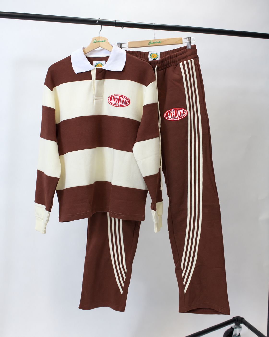 Lacelocks Rugby Polo (Brown)