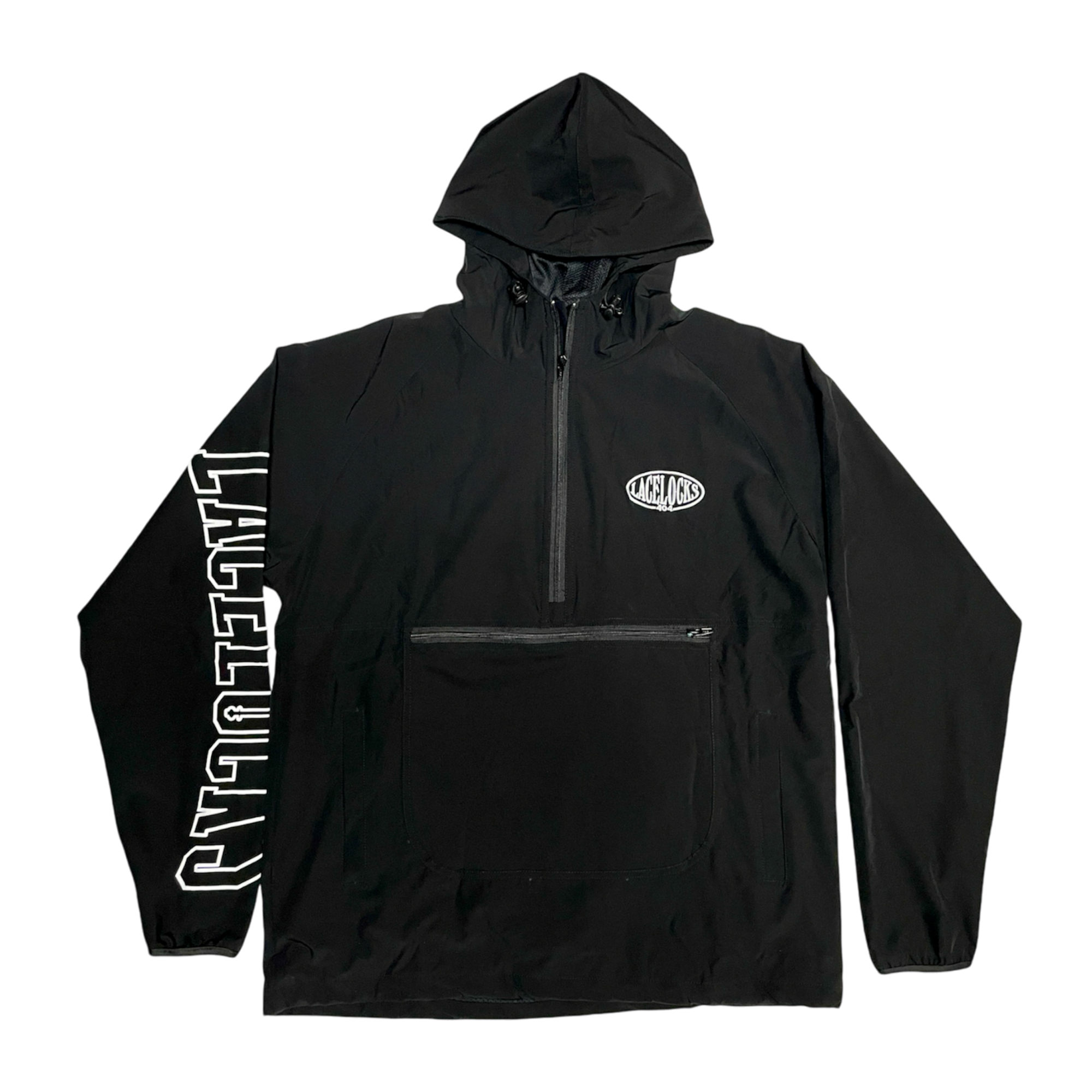 Lacelocks “Oval” Half-Zip (Black)