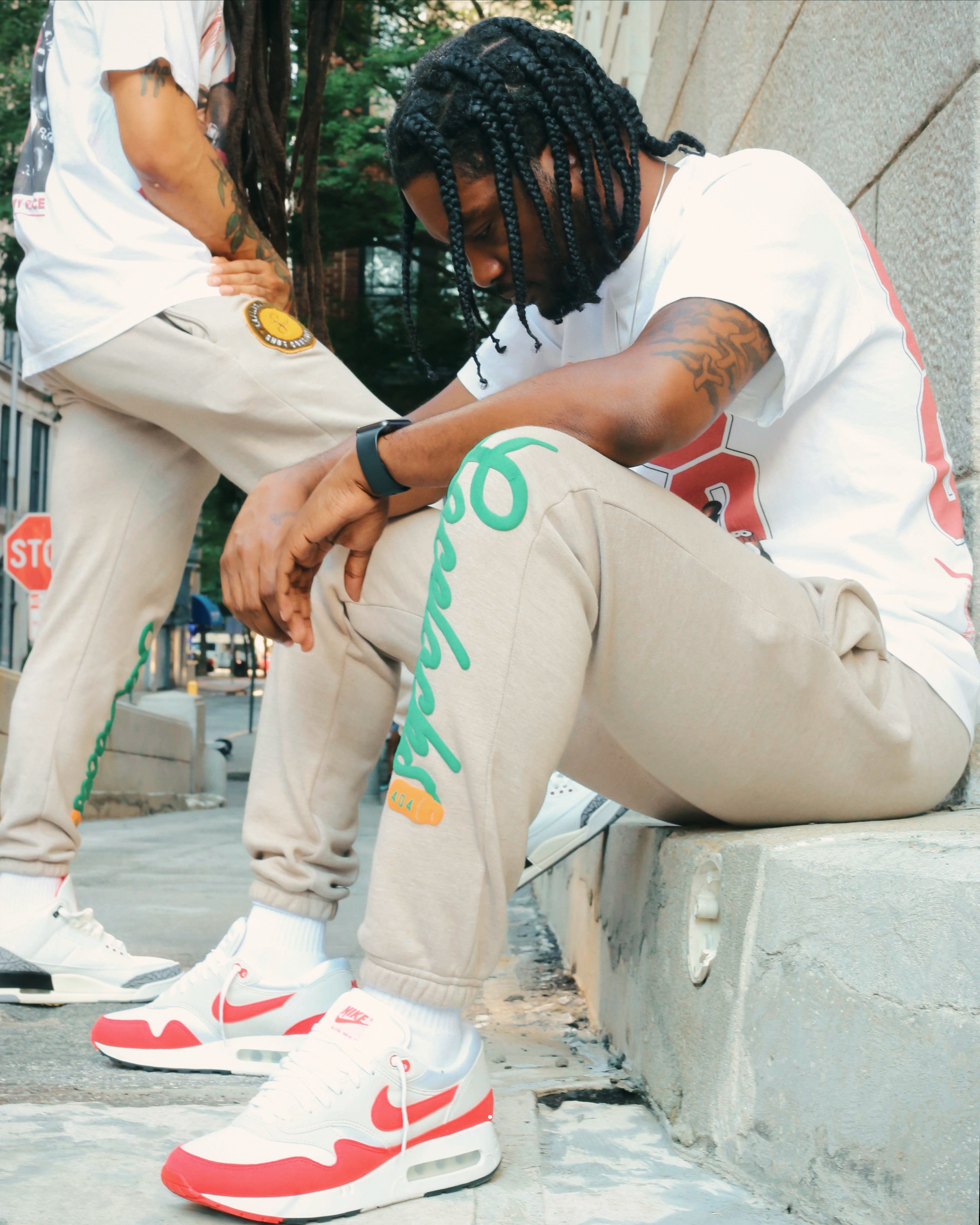 Lacelocks "Signature" Sweatpants (Sand)