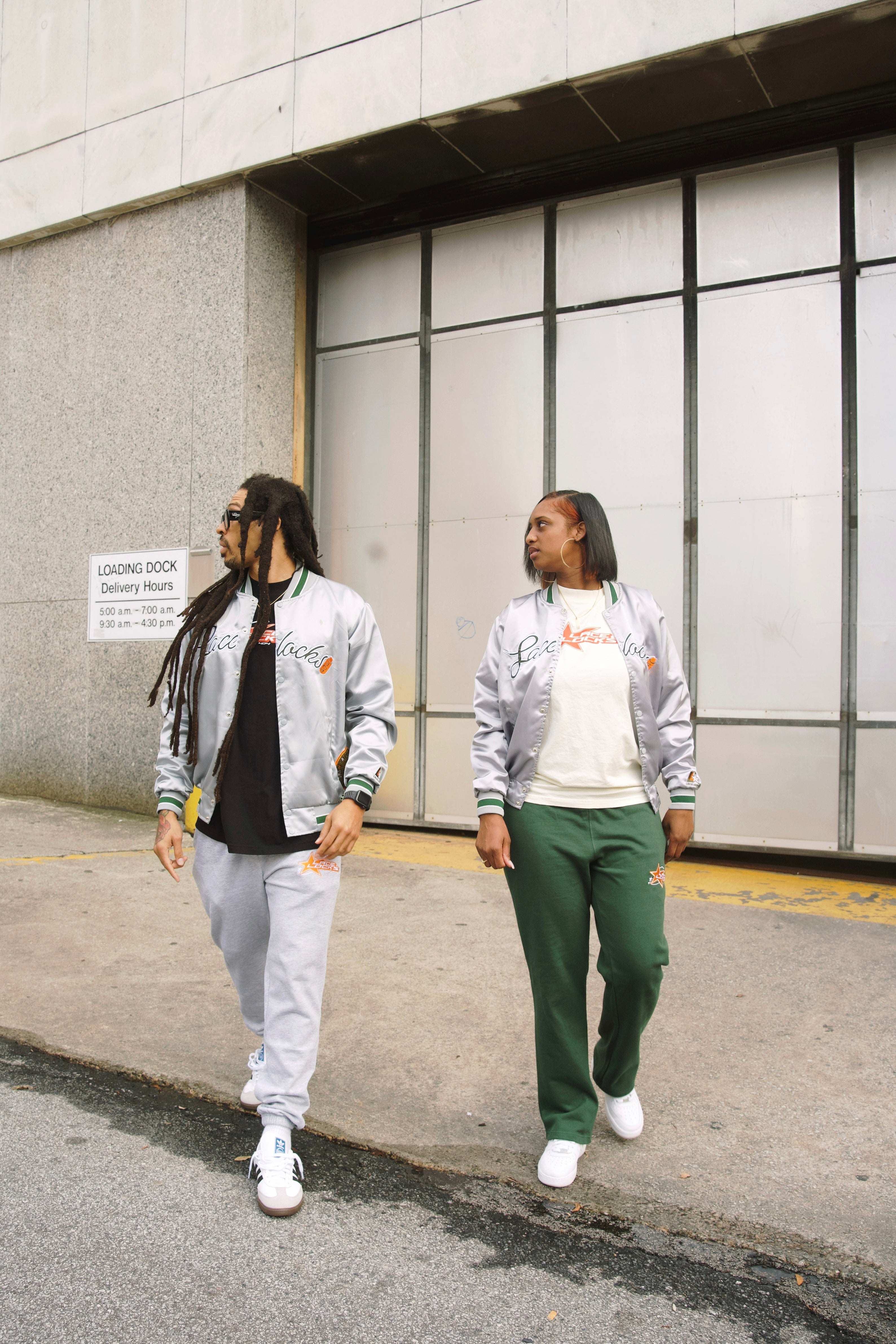 Lacelocks Satin Bomber