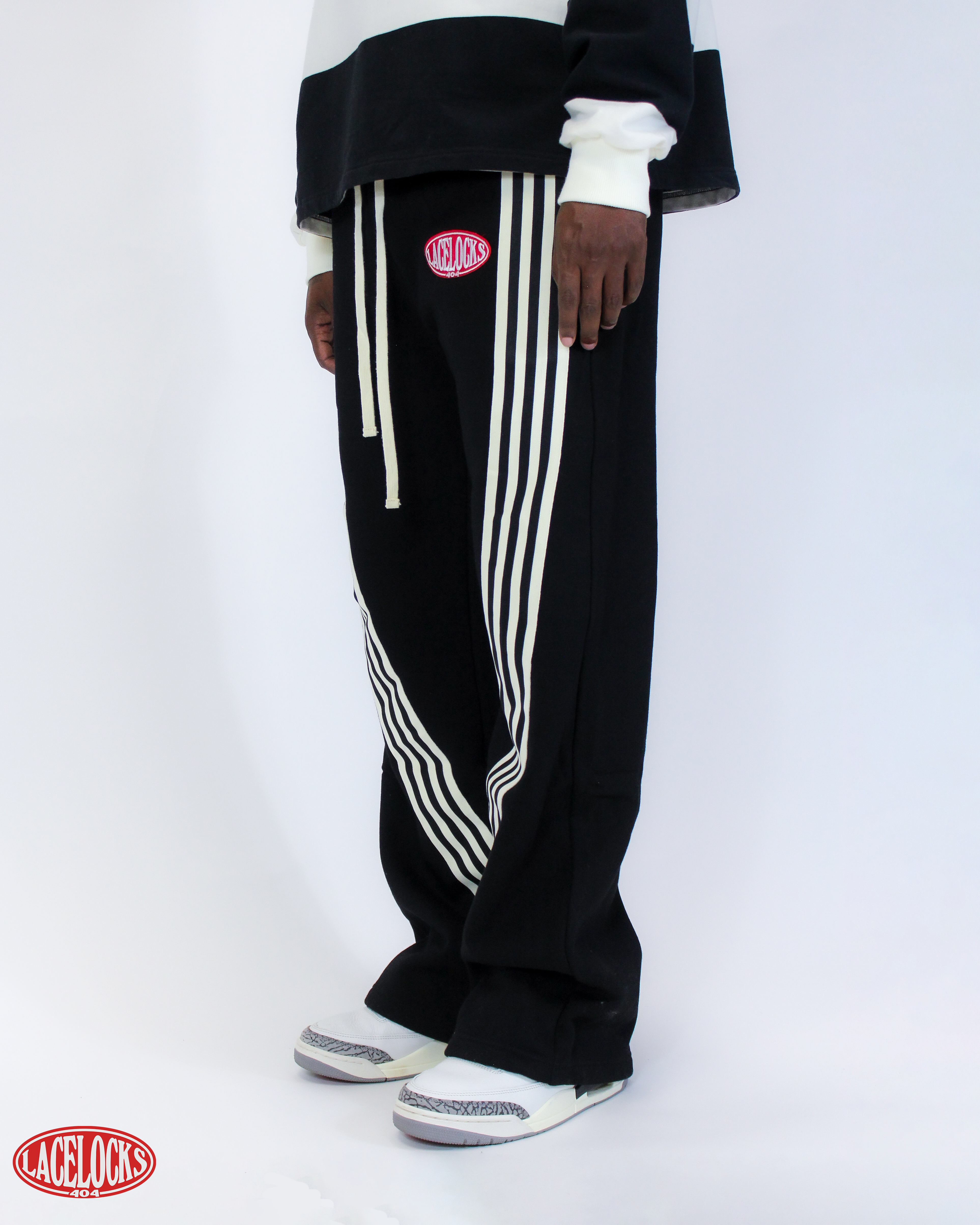 Lacelocks Oval Trackpants (Black)