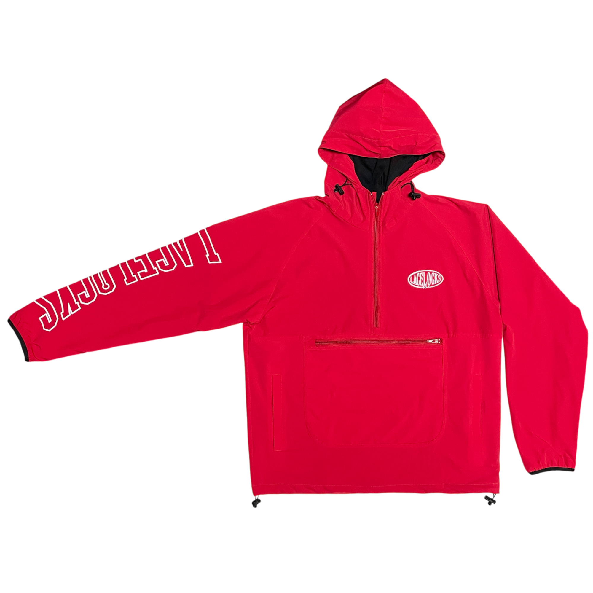 Lacelocks “Oval” Half-Zip (Red)