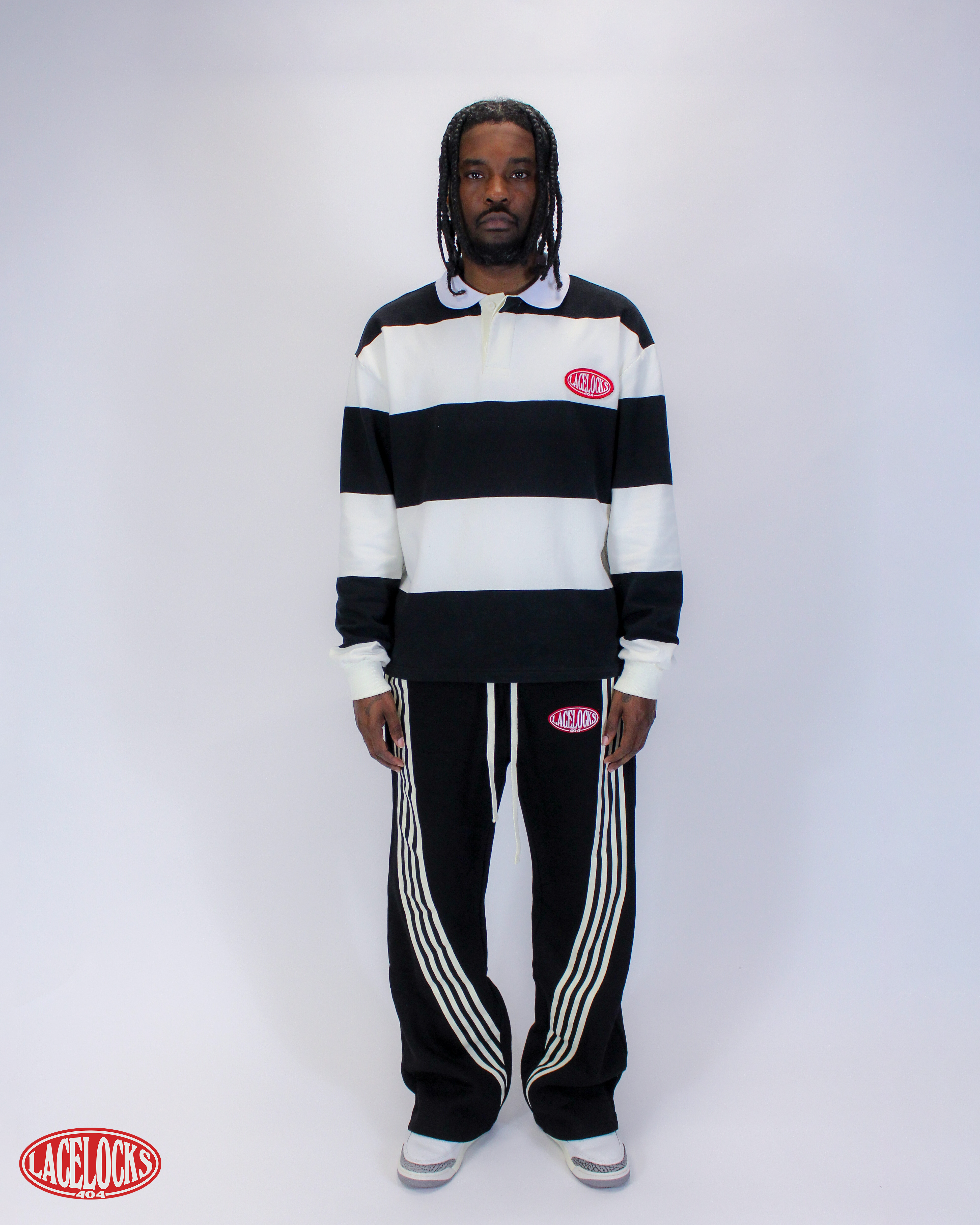 Lacelocks Rugby Polo (Black)