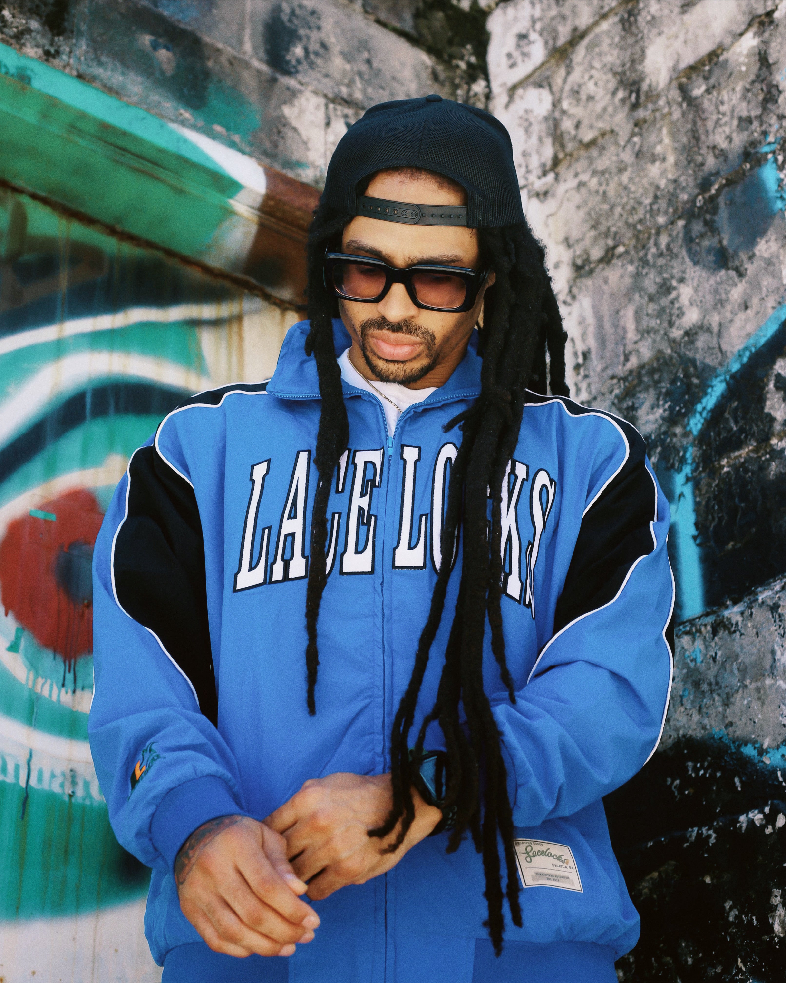 Lacelocks Nylon Jacket (Royal)