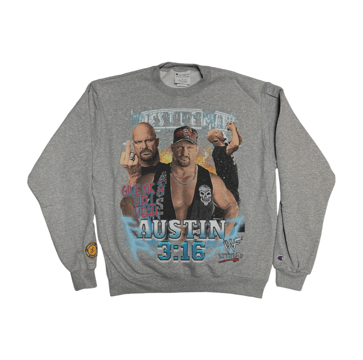 Lacelocks ‘Stone Cold’ Crewneck (Grey & Black)