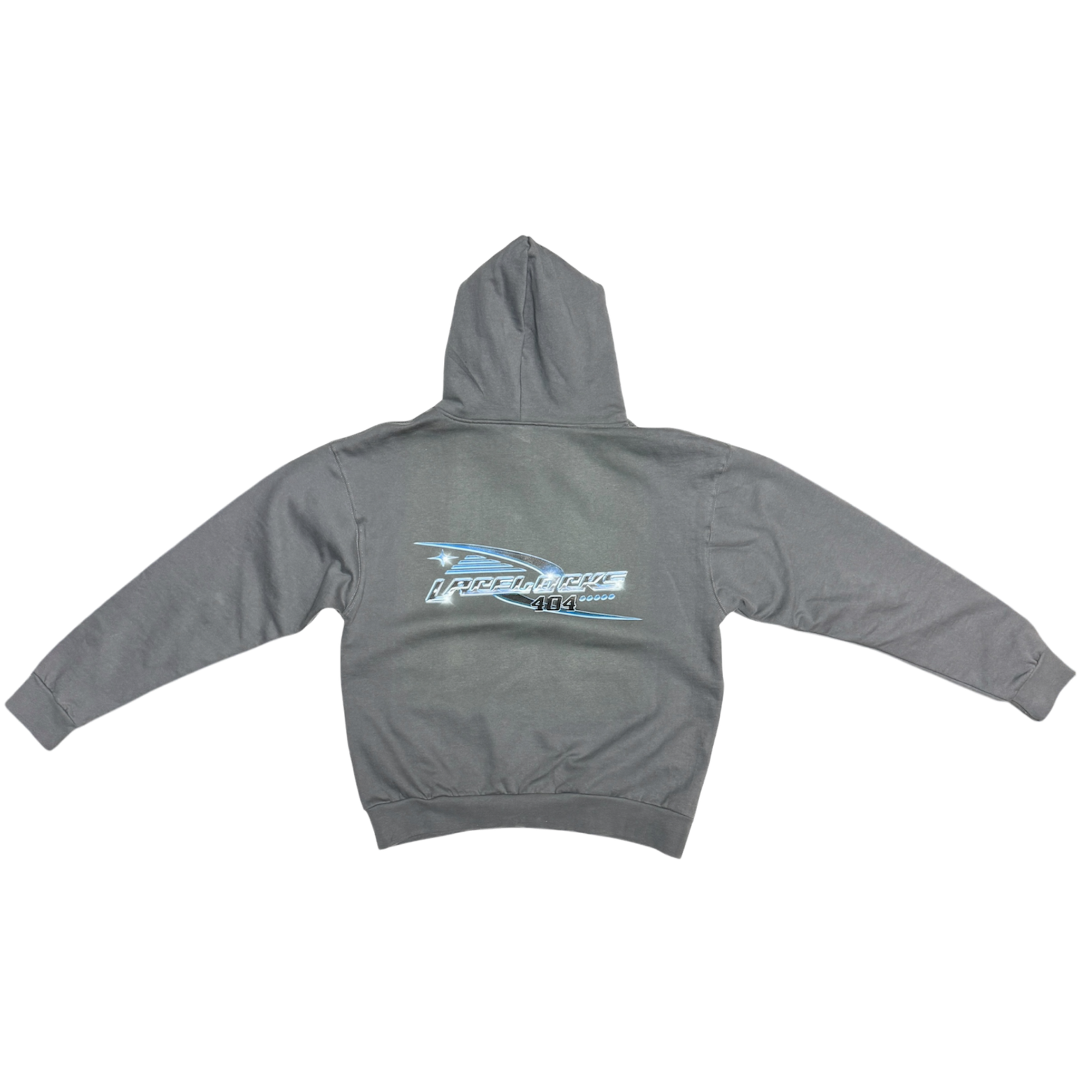 Lacelocks ‘Chrome’ Hoodie (Charcoal)