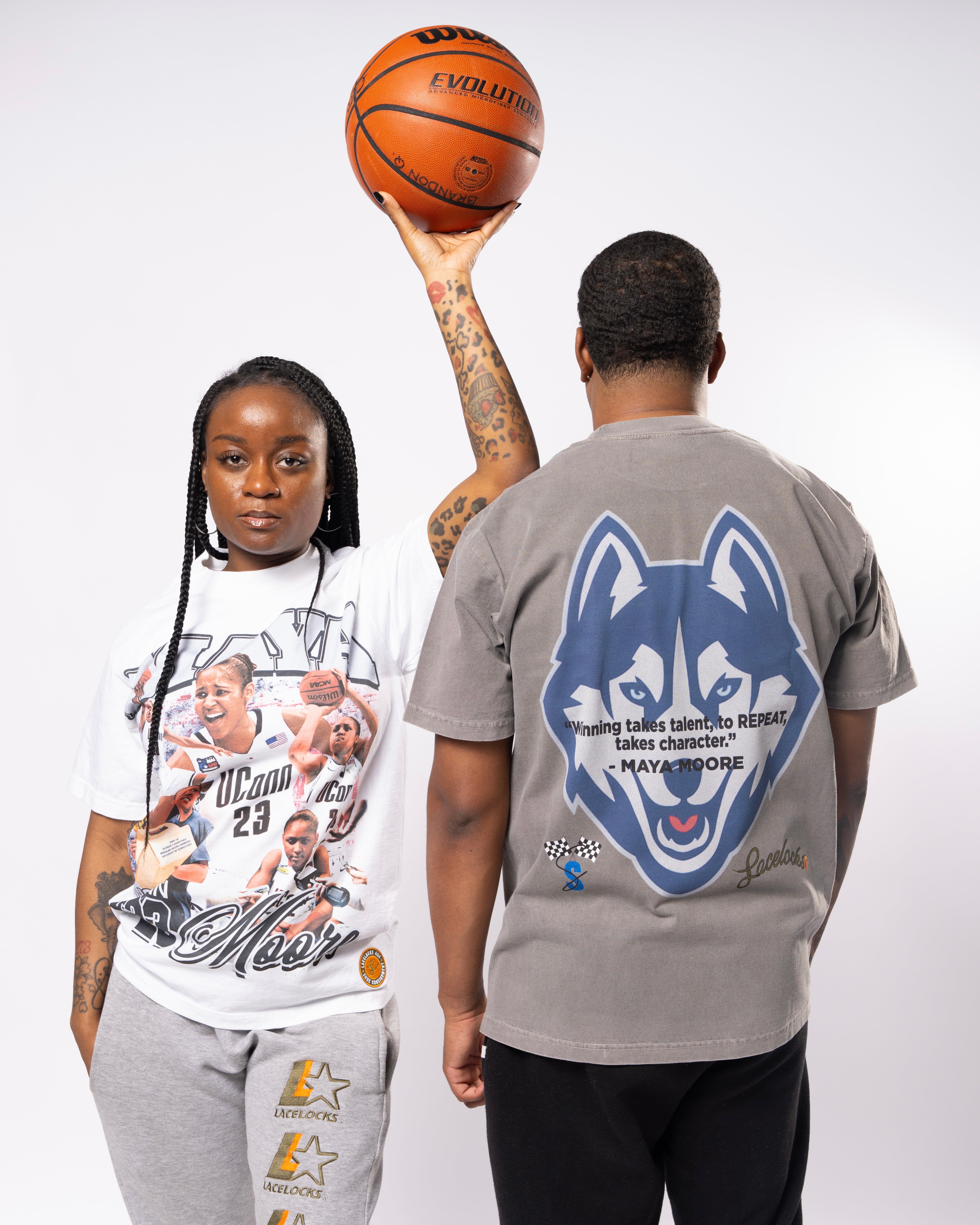 LL404 x SS ‘Maya Moore’ Tee (Cement Grey)