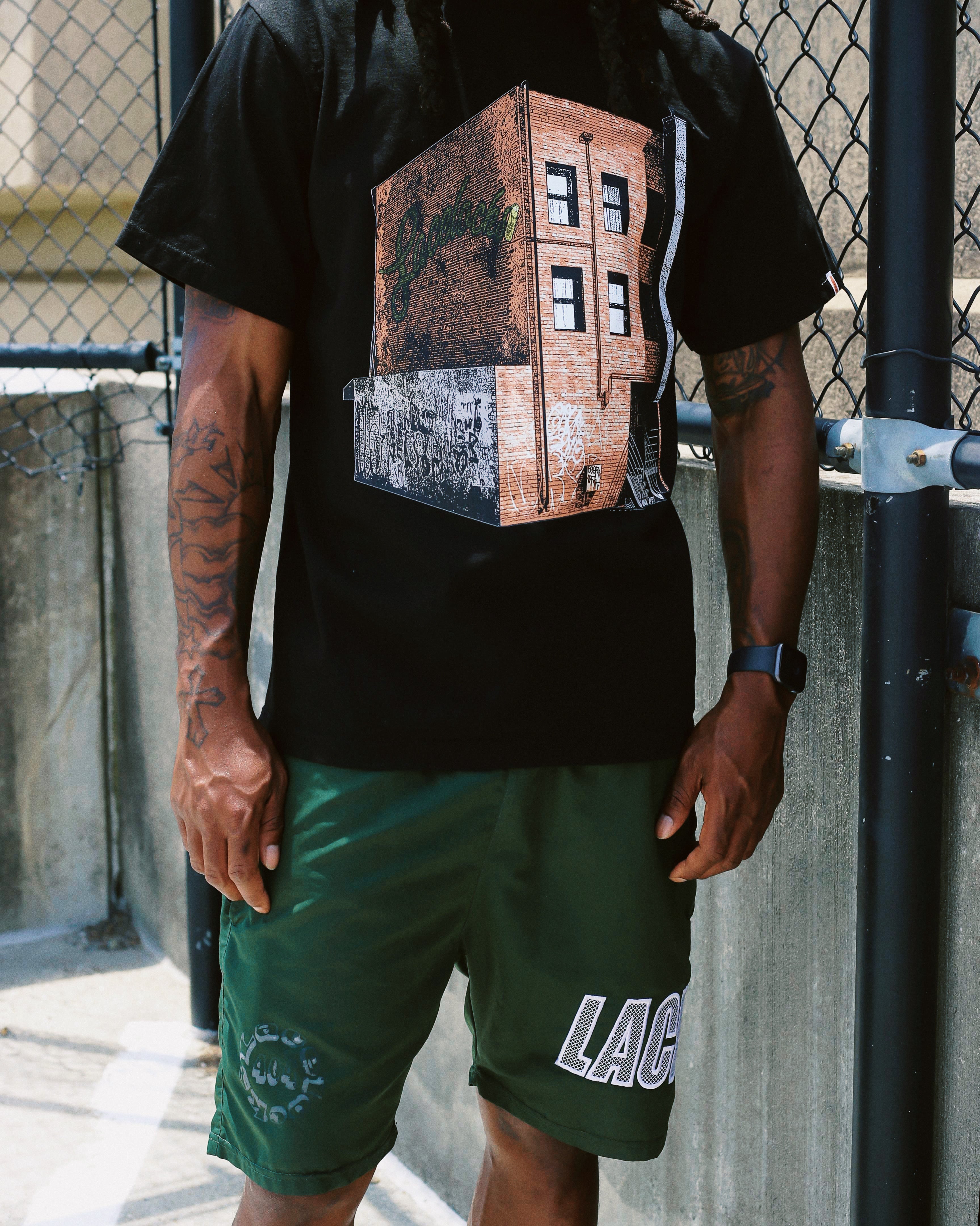 Lacelocks ‘Solid Foundation’ Tee (White & Black)