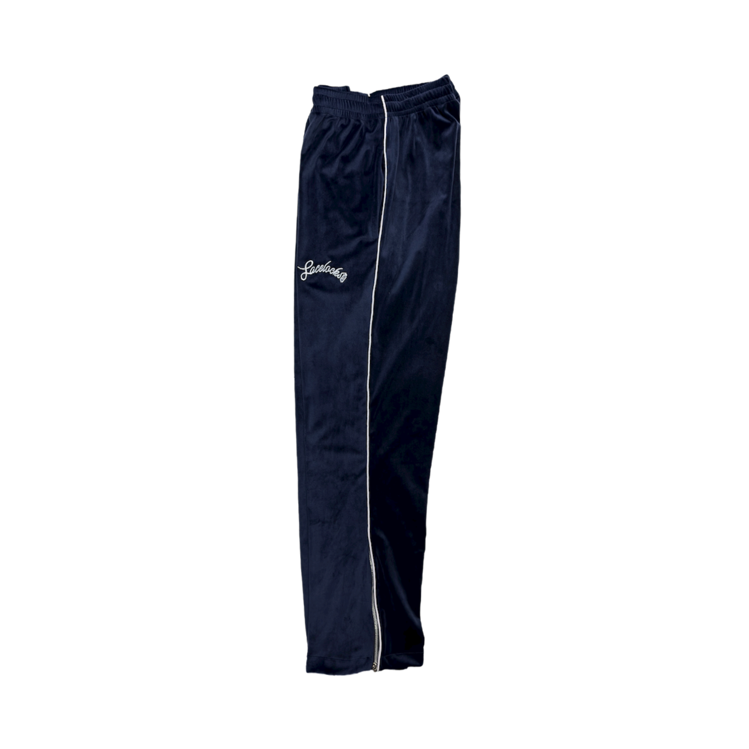 Lacelocks Velour Pants (Navy)