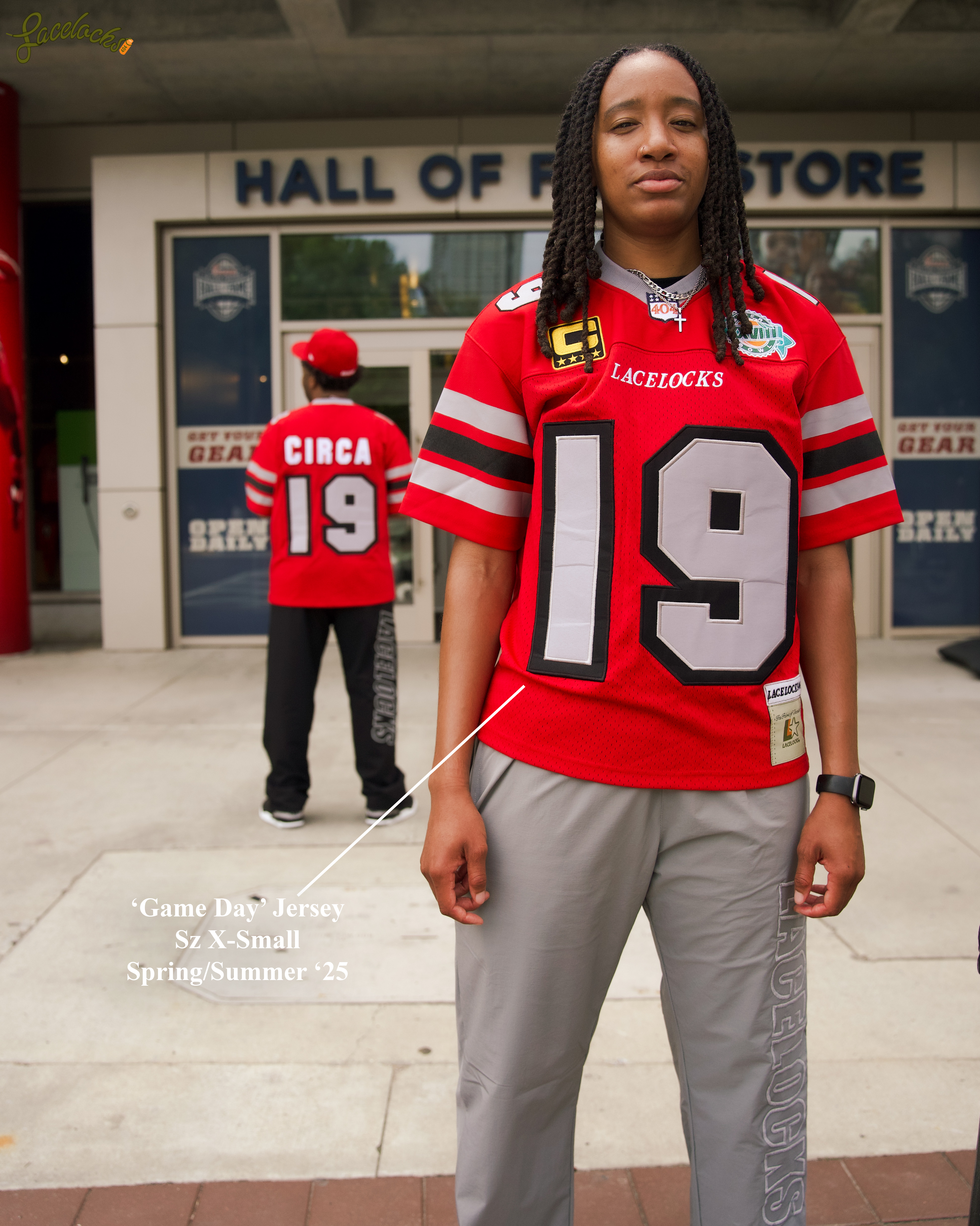 Lacelocks ‘Game Day’ Jersey (Red)
