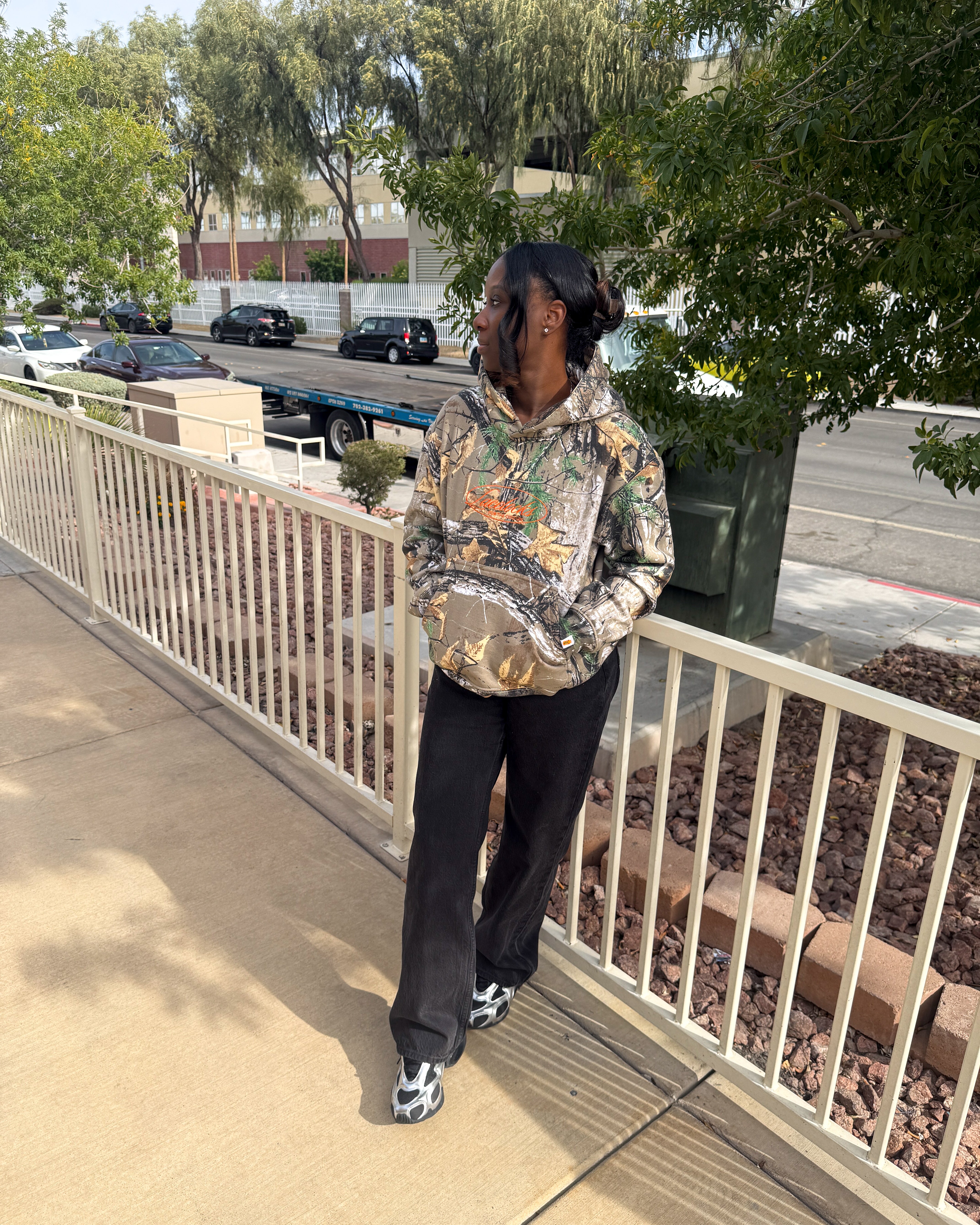 ‘Culture Oval’ Tree Camo Hoodie