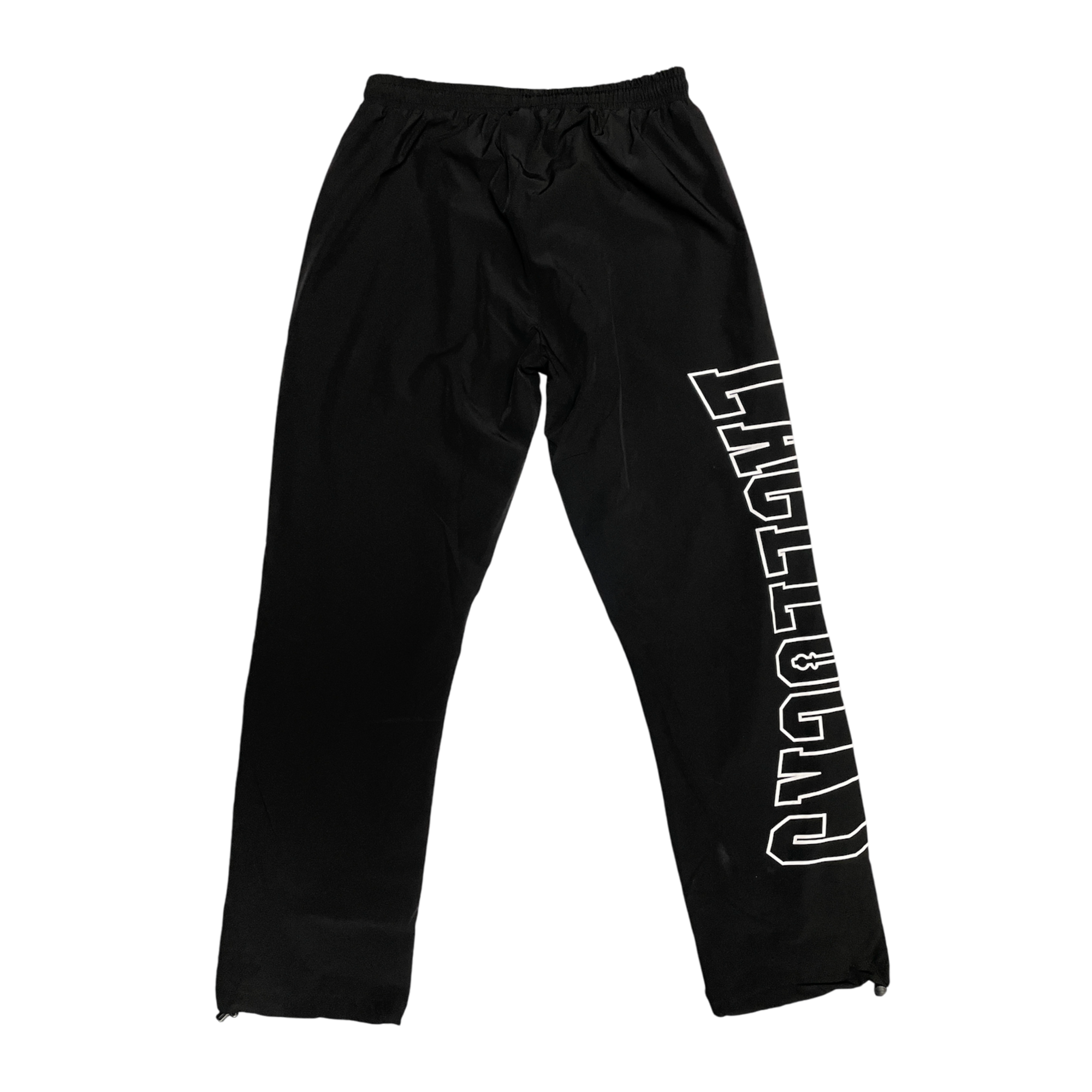Lacelocks “Oval” Nylon Trackpants (Black)