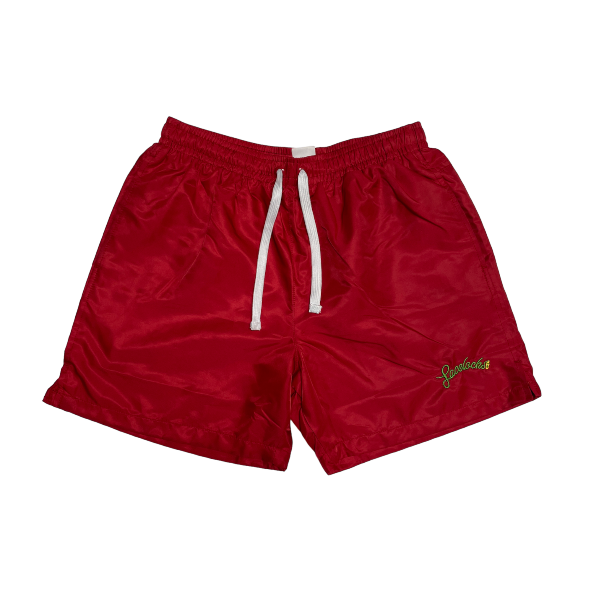 Lacelocks ‘Staple’ Nylon Shorts (Red)