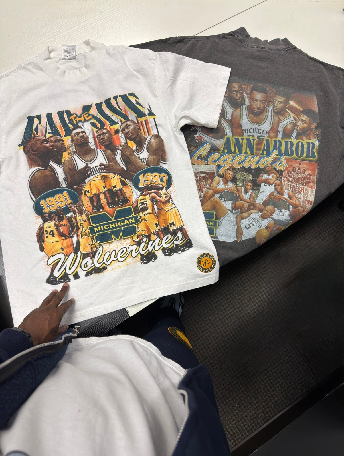 Lacelocks “Fab 5” Tee (Ash Black & White)