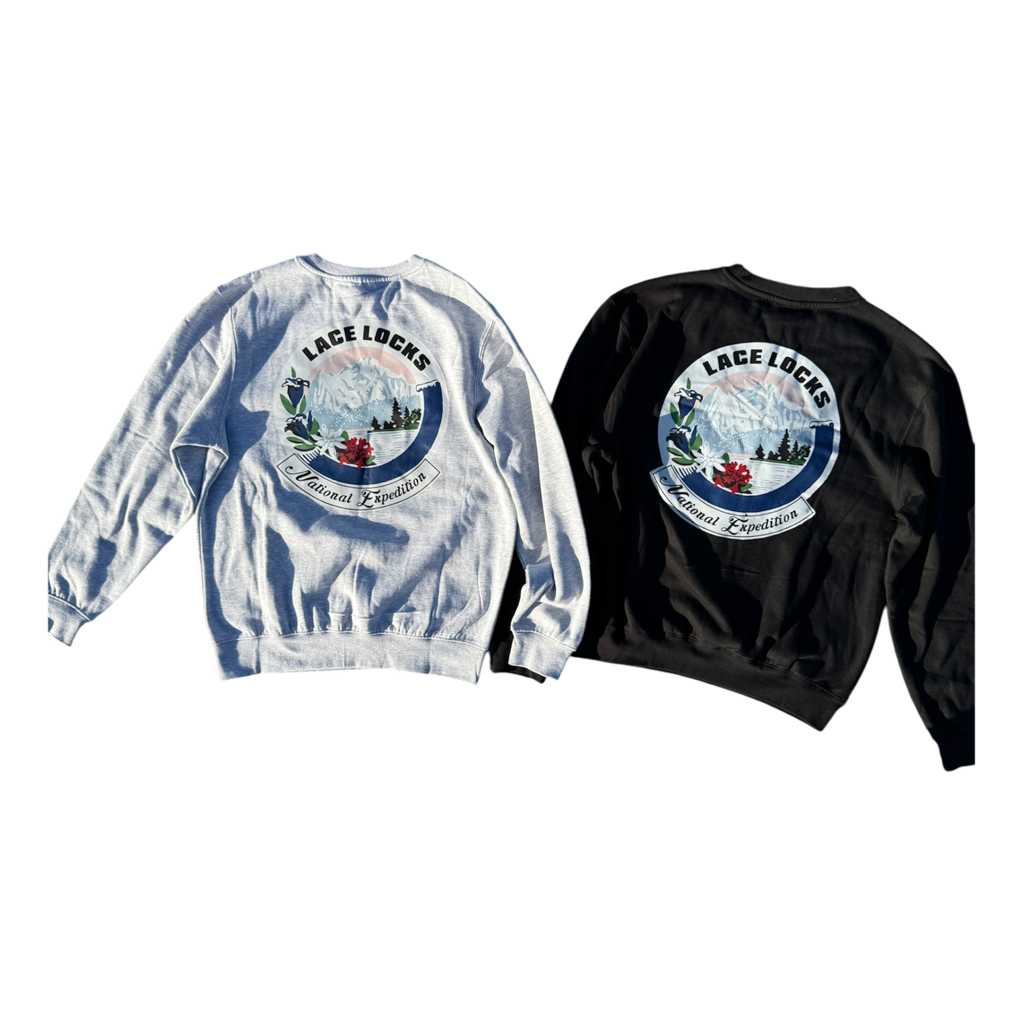 Nat’l Expedition Crewneck (Grey & Black)
