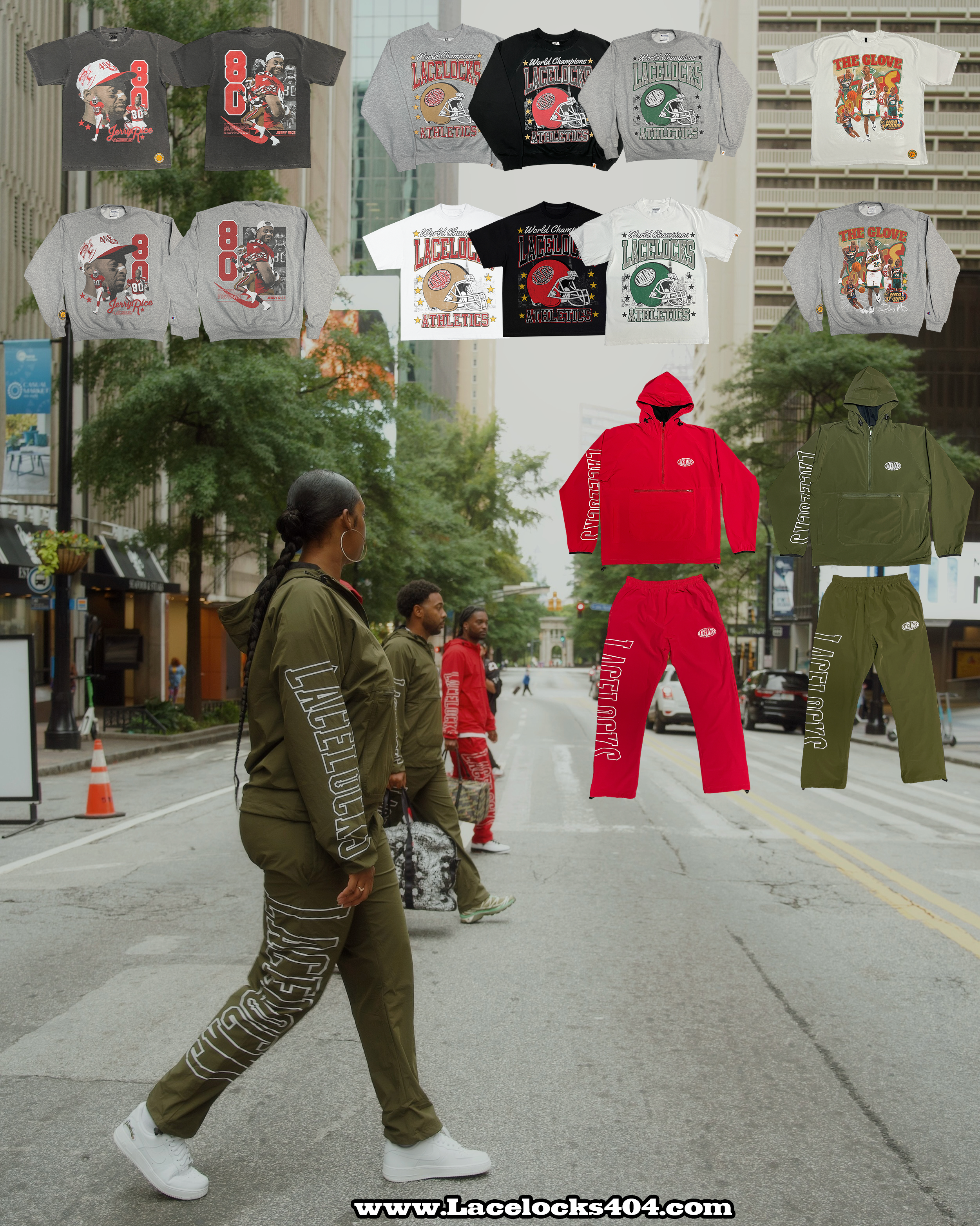 Lacelocks “The Glove” Crewneck