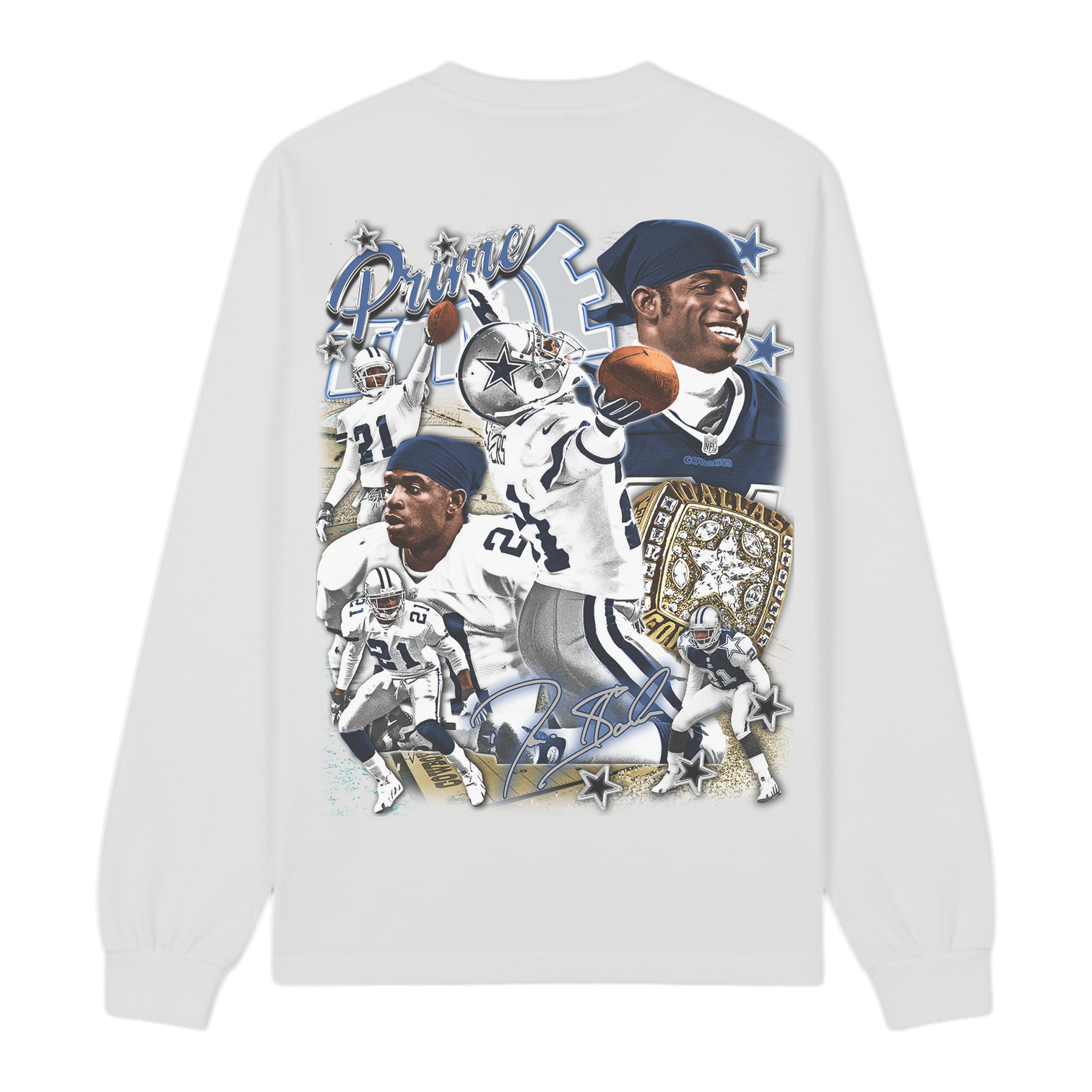 Lacelocks “Primetime” LS Tee V3 (Ash Black & White)