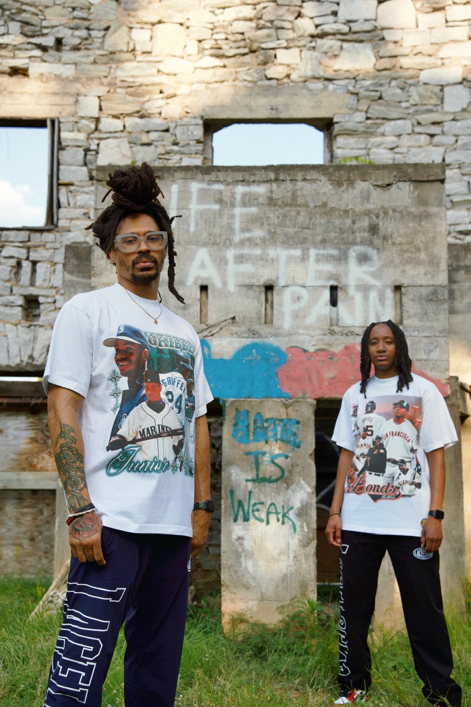 Lacelocks “Bonds” Tee (White & Vintage Black)
