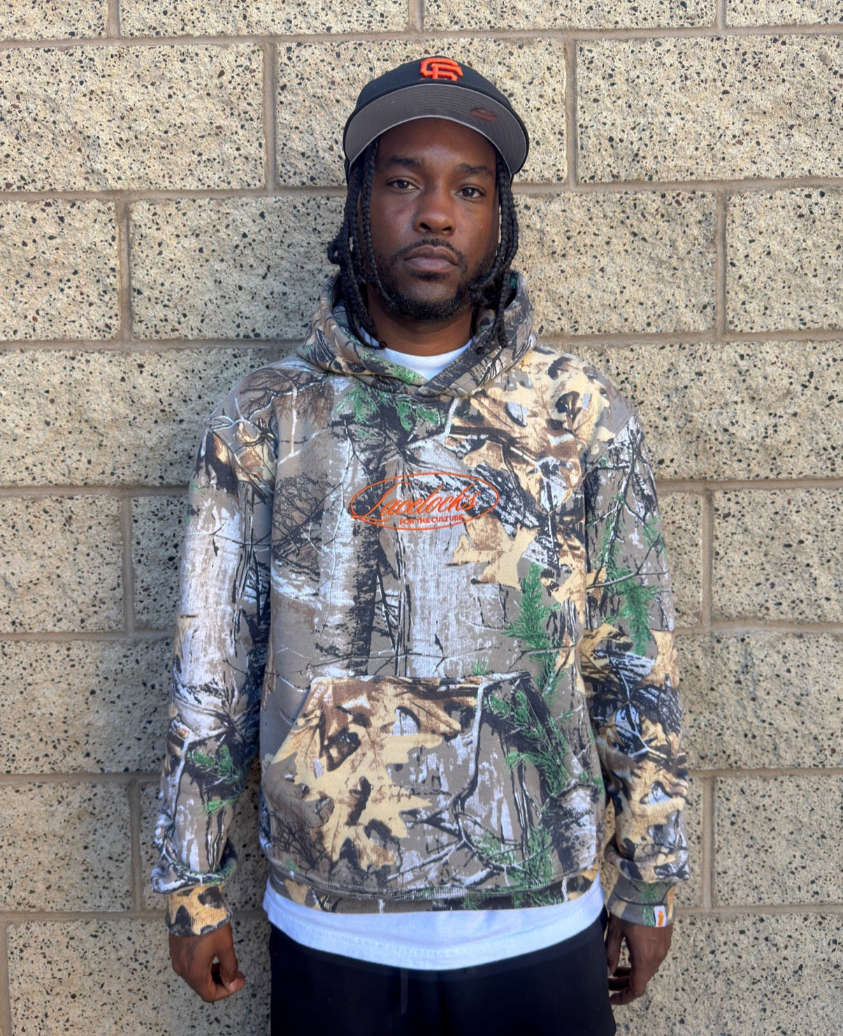 ‘Culture Oval’ Tree Camo Hoodie