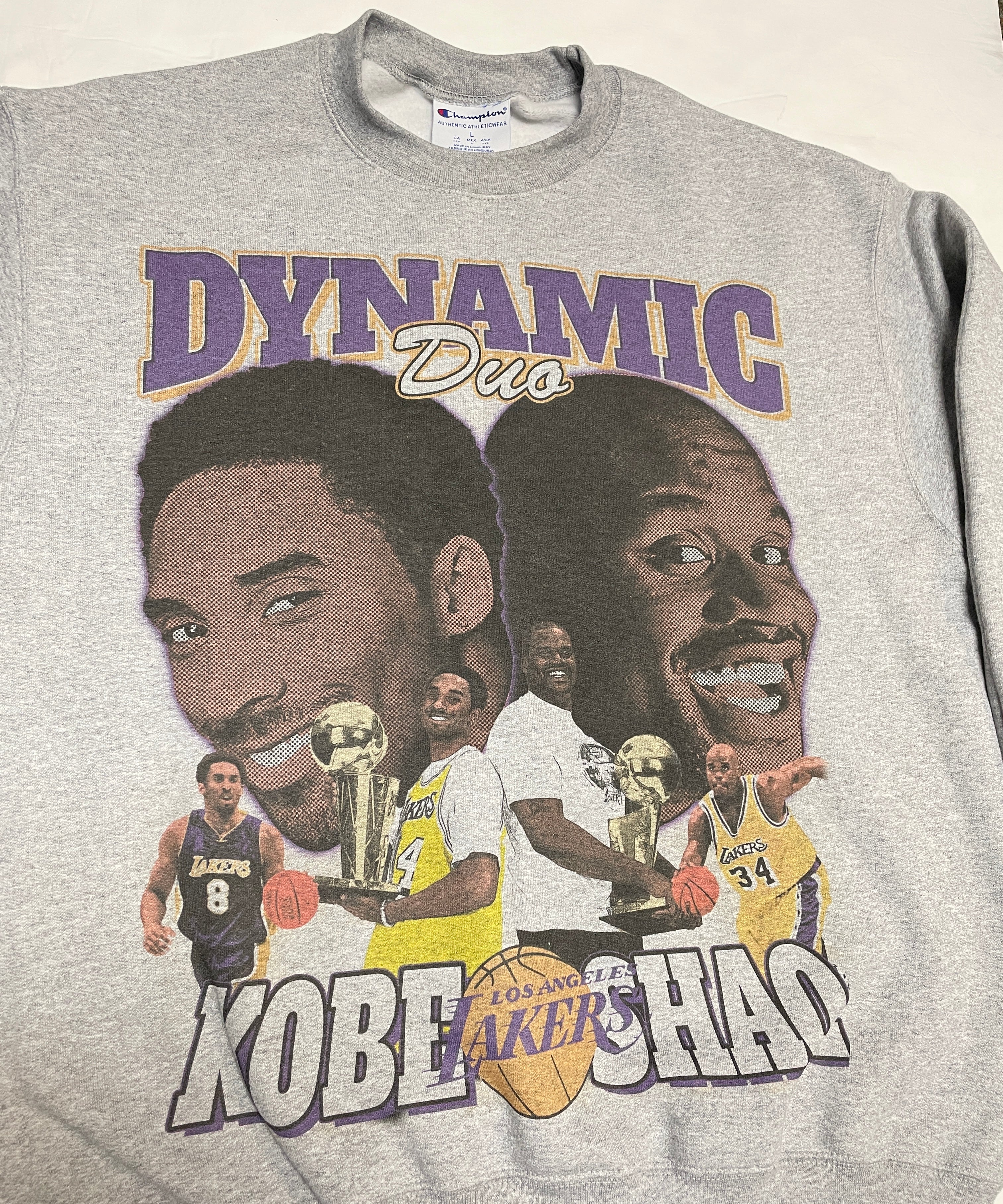 Lacelocks “Dynamic Duo” Crewneck (Grey & Black)