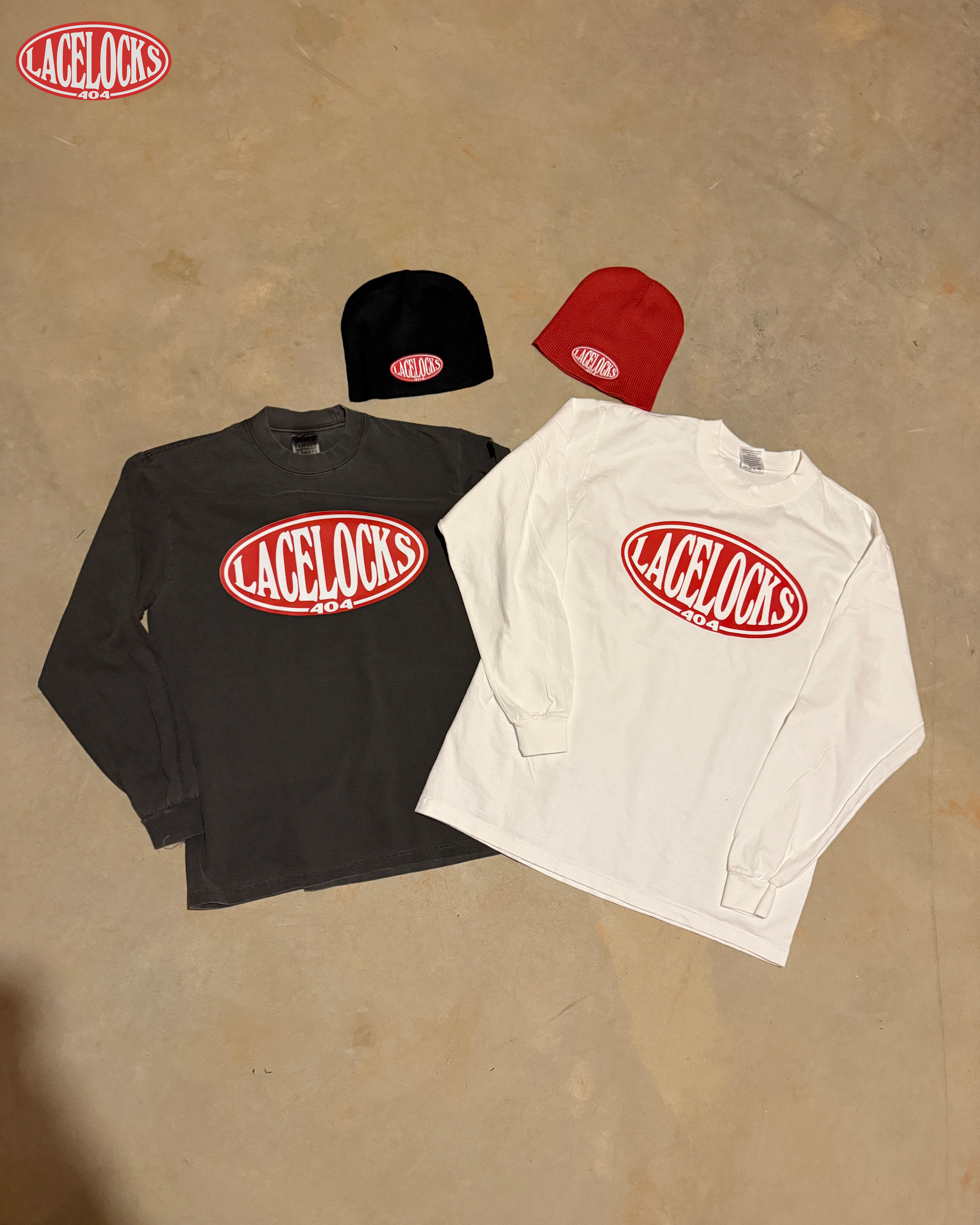 Lacelocks ‘Oval’ LS (White & Vintage Black)