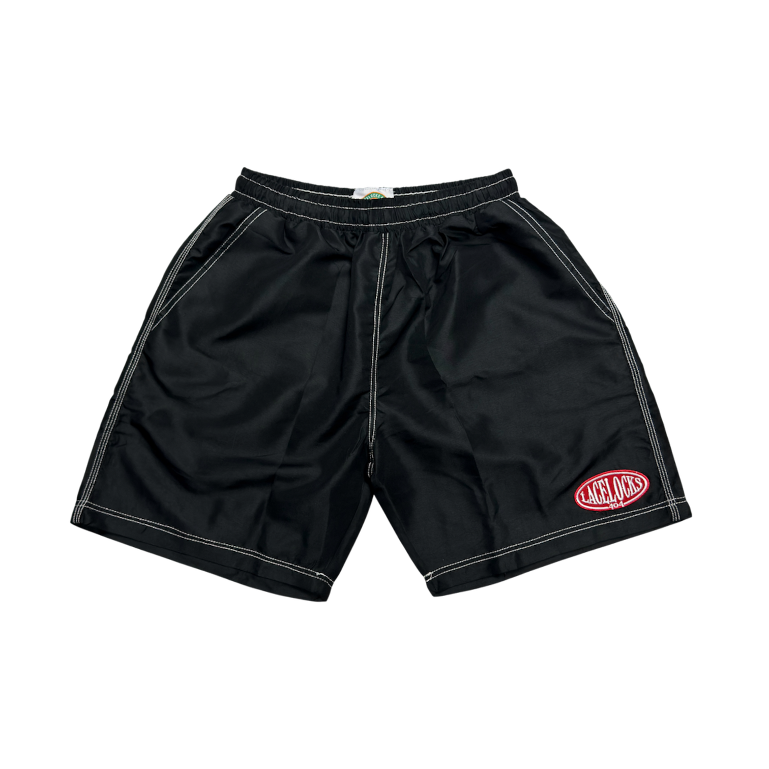 Contrast Stitch Oval Shorts (3 Colors)