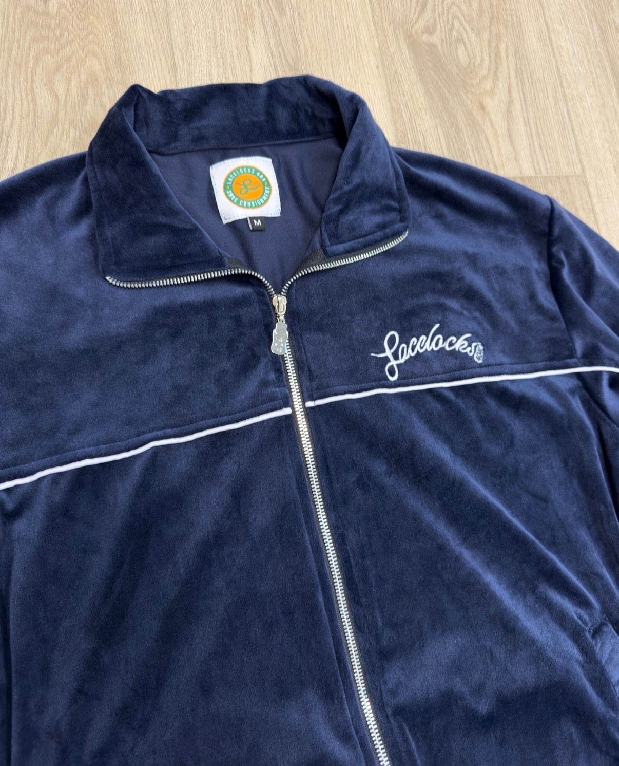 Lacelocks Velour Jacket (Navy)