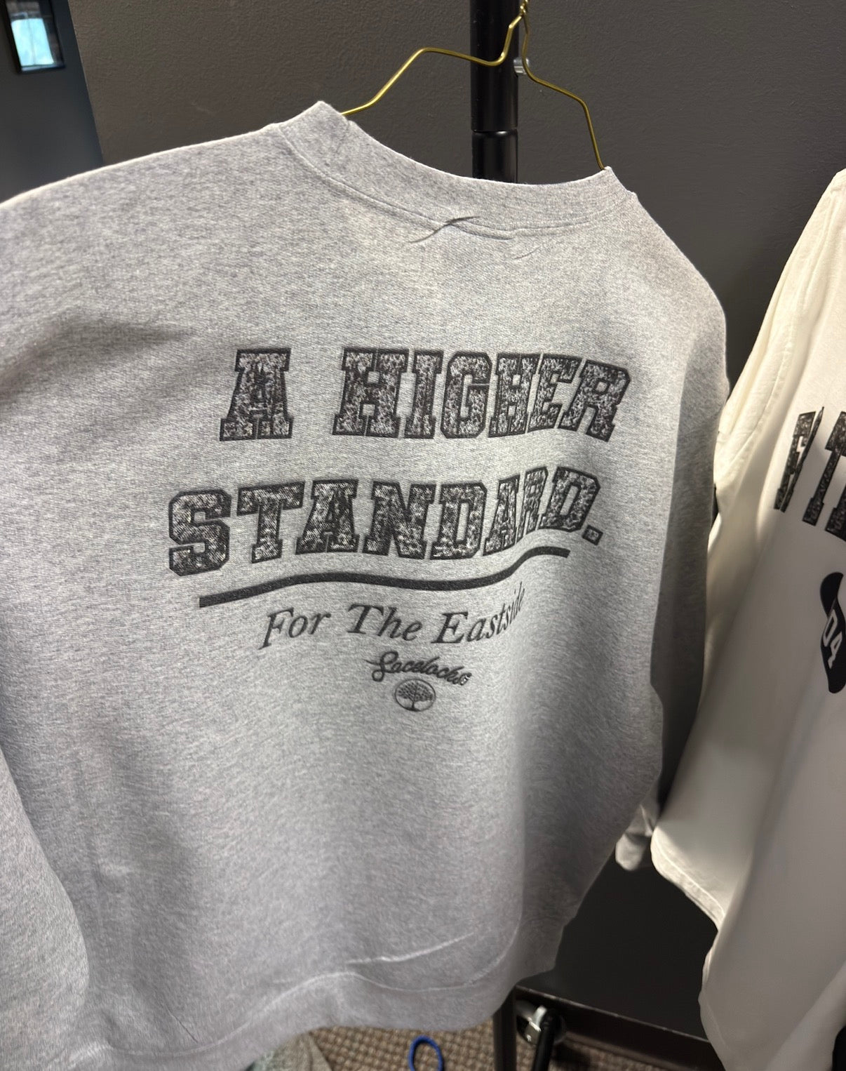 LL x EDG ‘Hometeam’ Crewneck (Grey & Black)