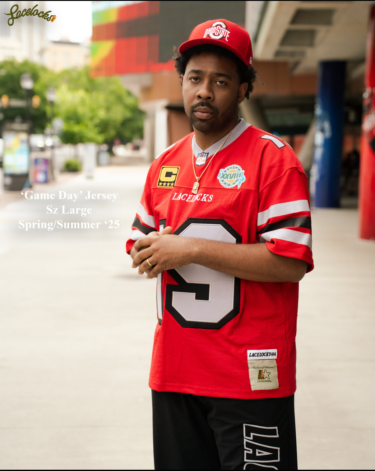 Lacelocks ‘Game Day’ Jersey (Red)