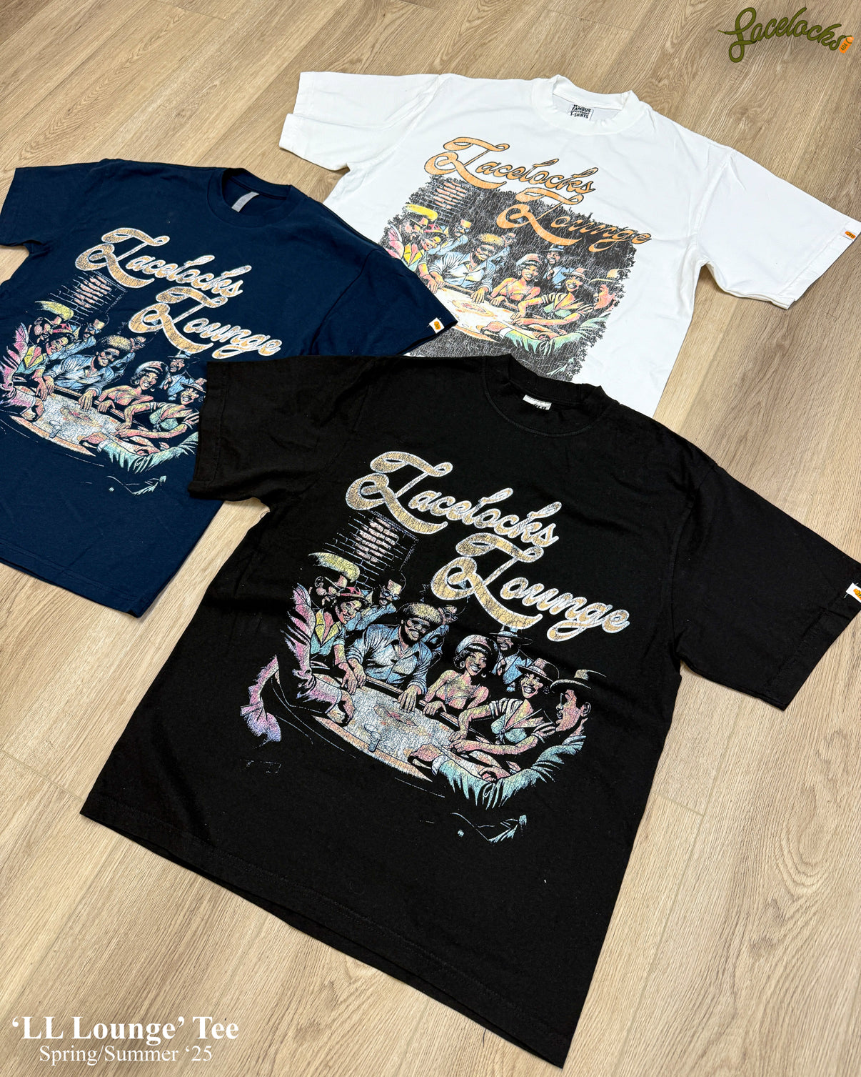 ‘Lacelocks Lounge’ Tee (3 colors)