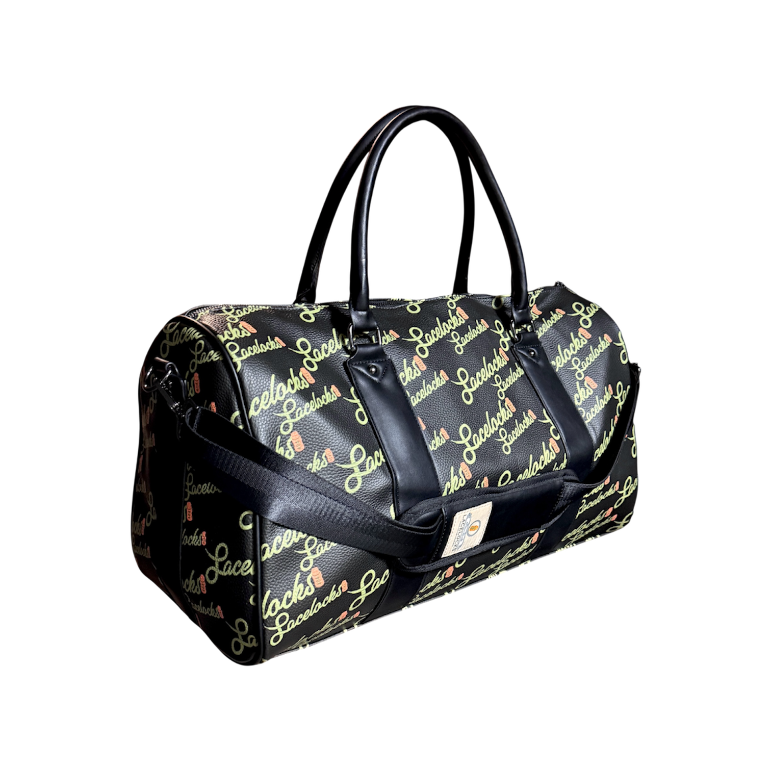 Lacelocks Leather Duffle Bag